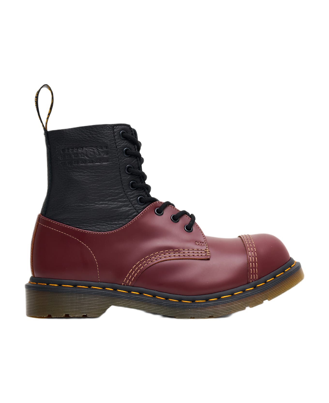 MM6 Maison Margiela Twist St Boot - Bordeaux/Nero
