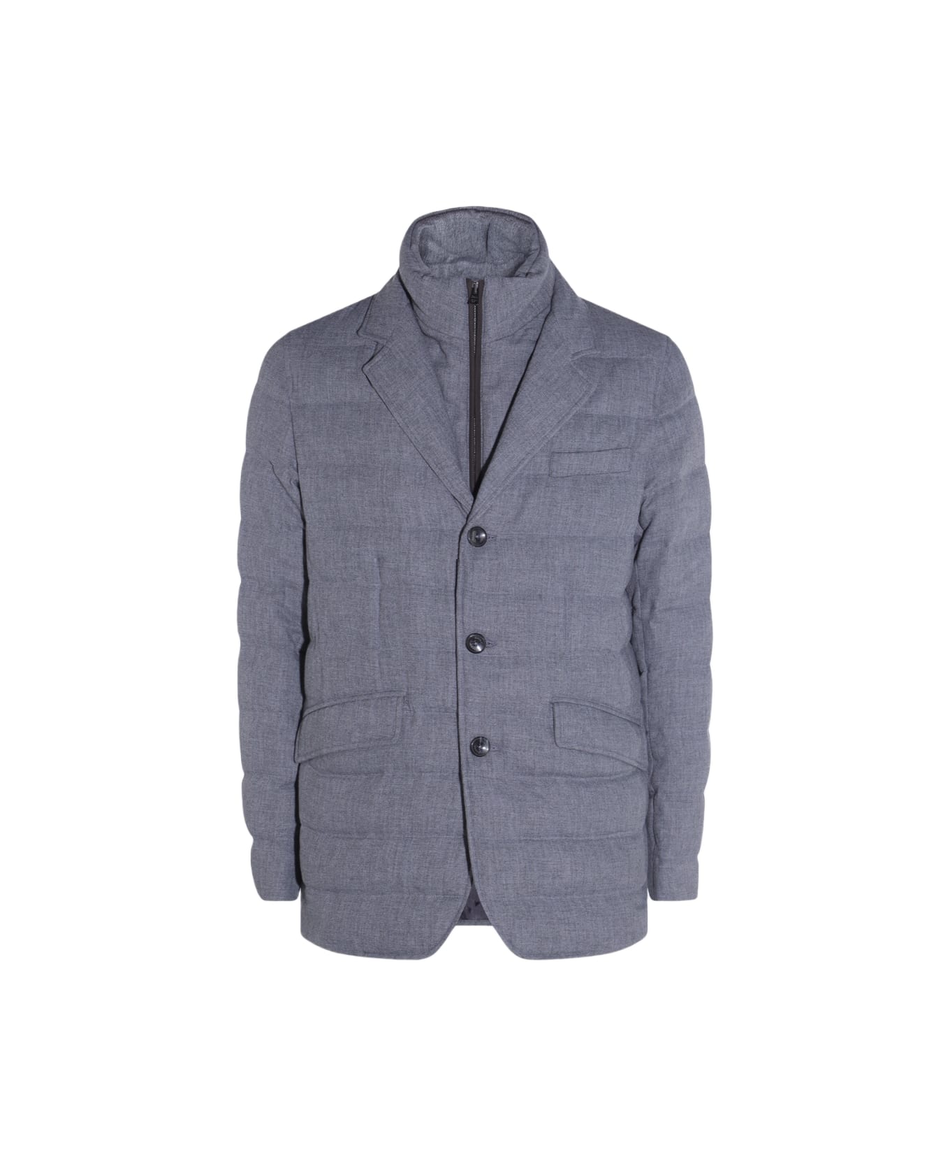 Herno Grey Down Jacket - Grey