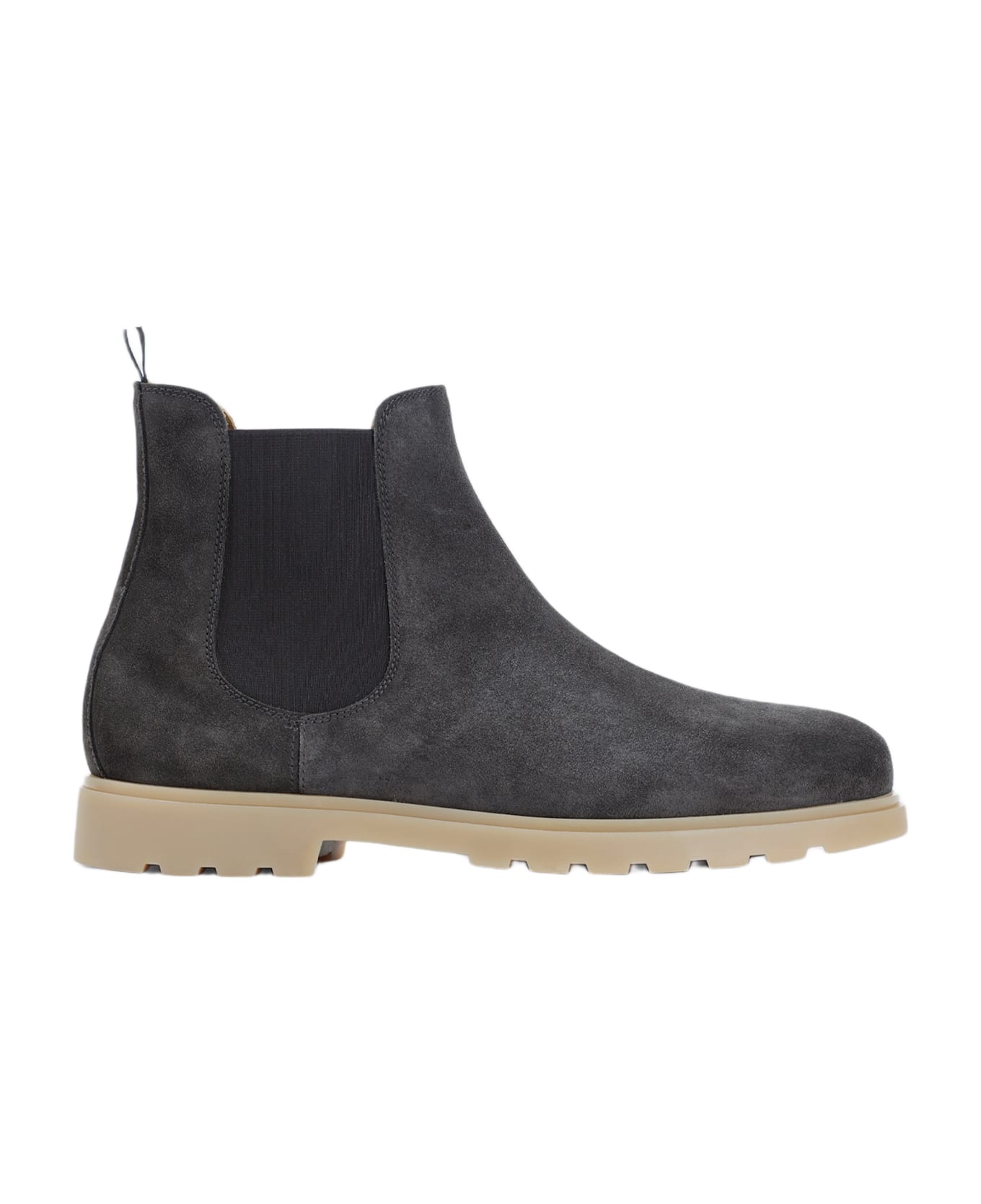 Kiton Suede Calf Leather Boots - Dark Brown