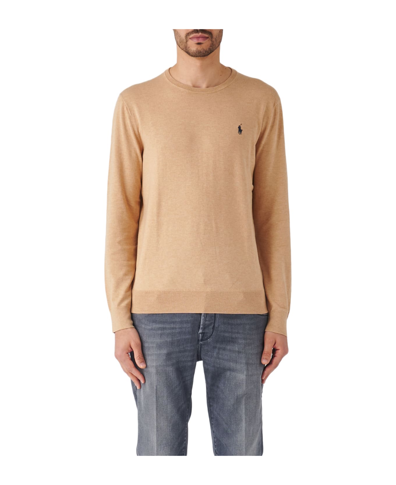 Polo Ralph Lauren Short Sleeve Sweater Sweater - CAMMELLO