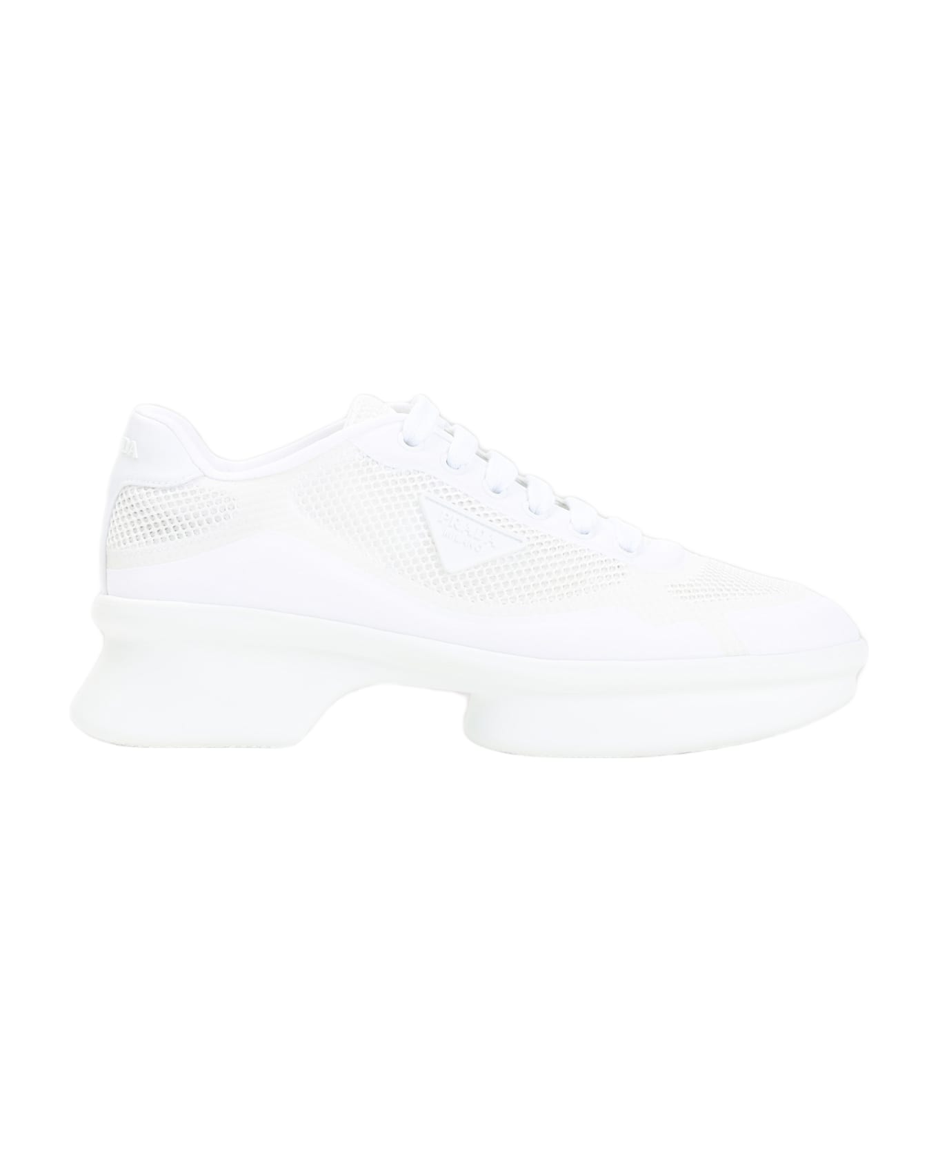 Prada Prads Wavy Sneakers - Bianco