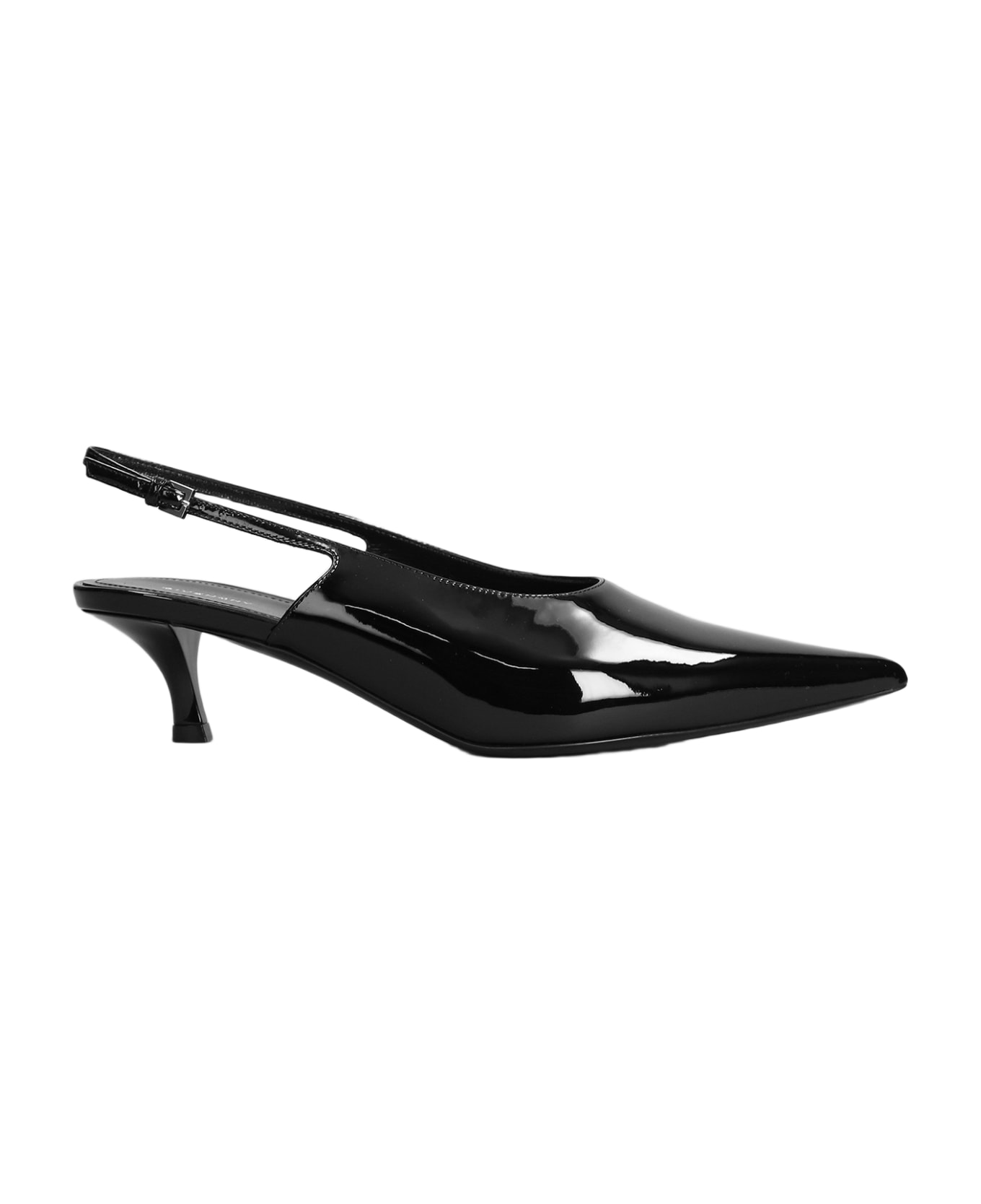 Givenchy Slipper-mule In Black Patent Leather - black