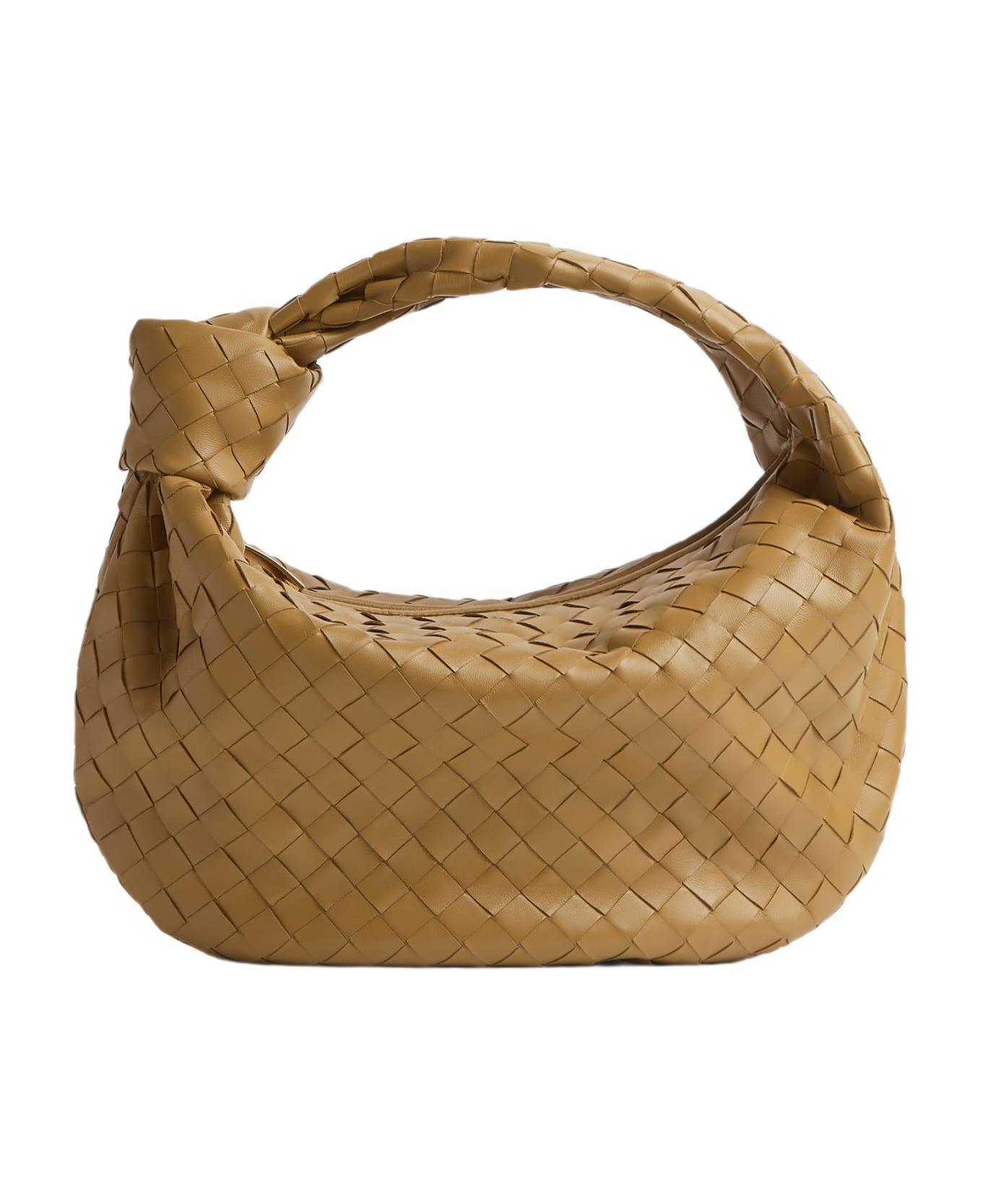 Bottega Veneta Teen Jodie Leather Handbag - Beige