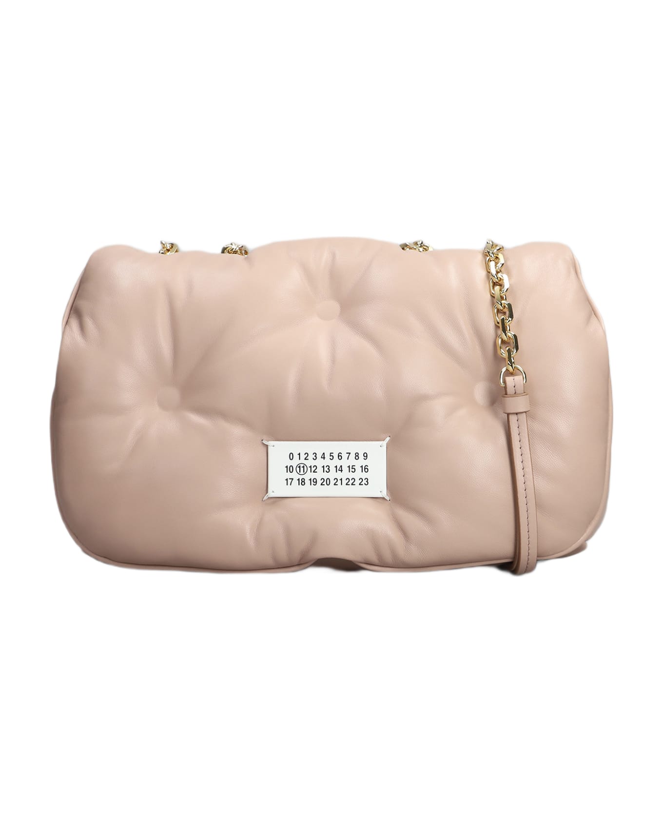 Maison Margiela Gran Slam Shoulder Bag In Powder Leather - powder