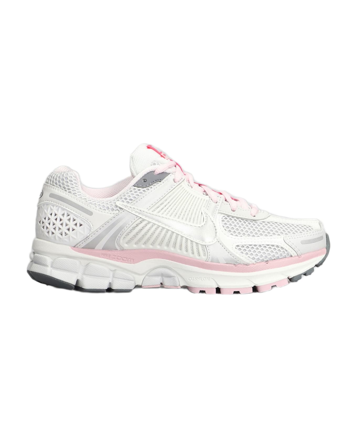 Nike Zoom Vomero 5 Sneakers In White Leather And Fabric - white