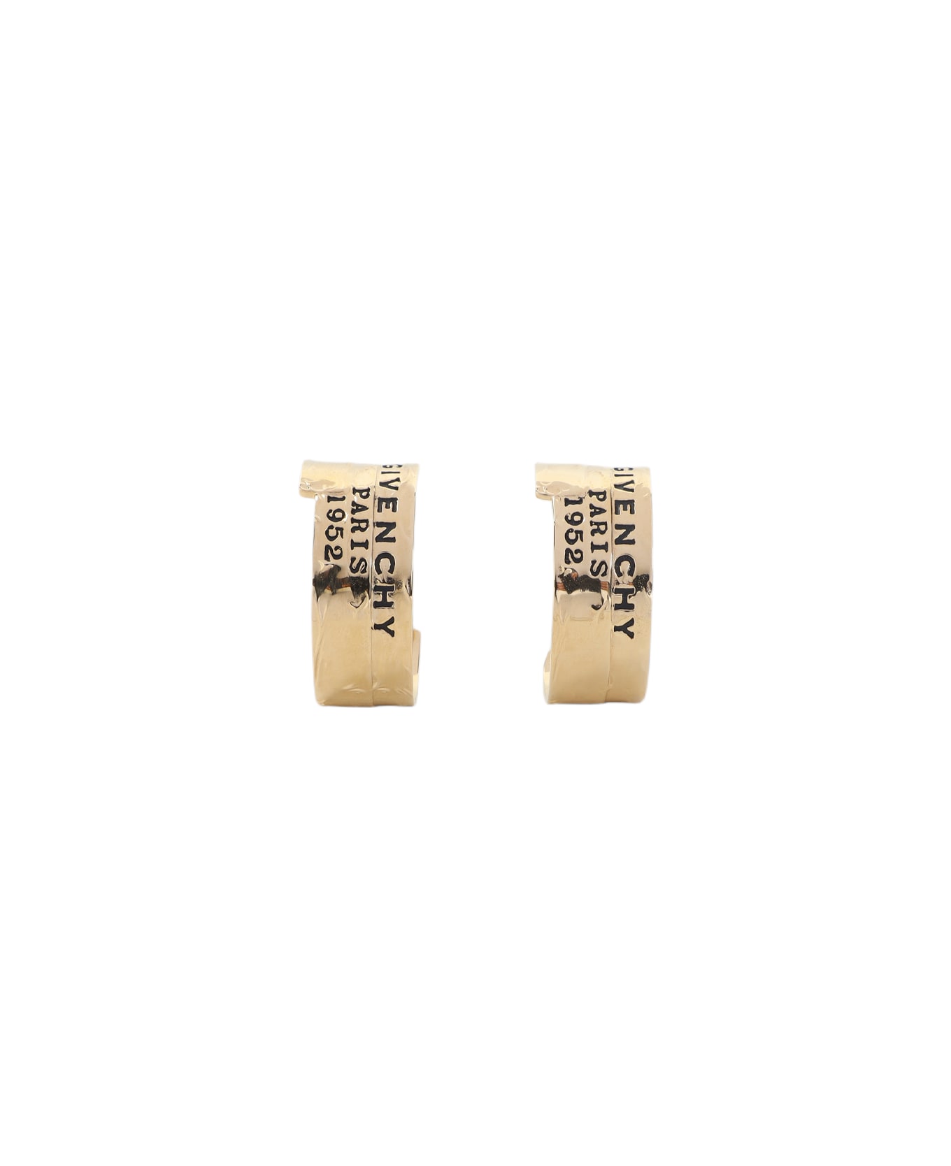 Givenchy Tape Hoops Earrings - Antic Golden