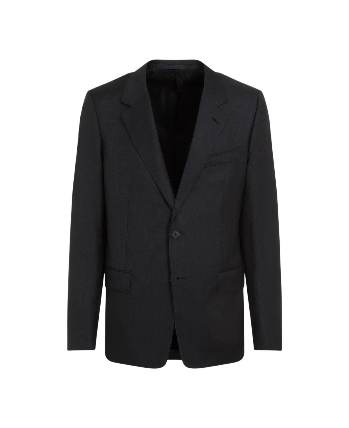Lanvin Single Breasted Tailored Jacket - Anthracite
