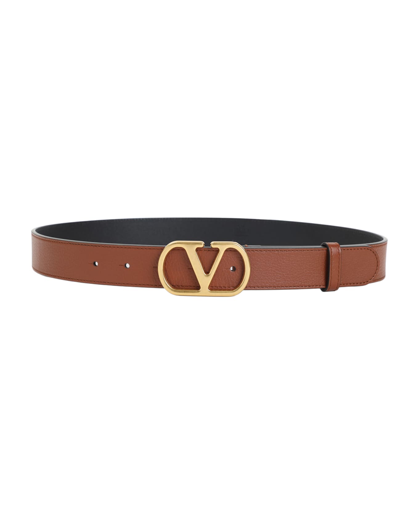Valentino Garavani Vlogo 30 Belt - Deep Caramel