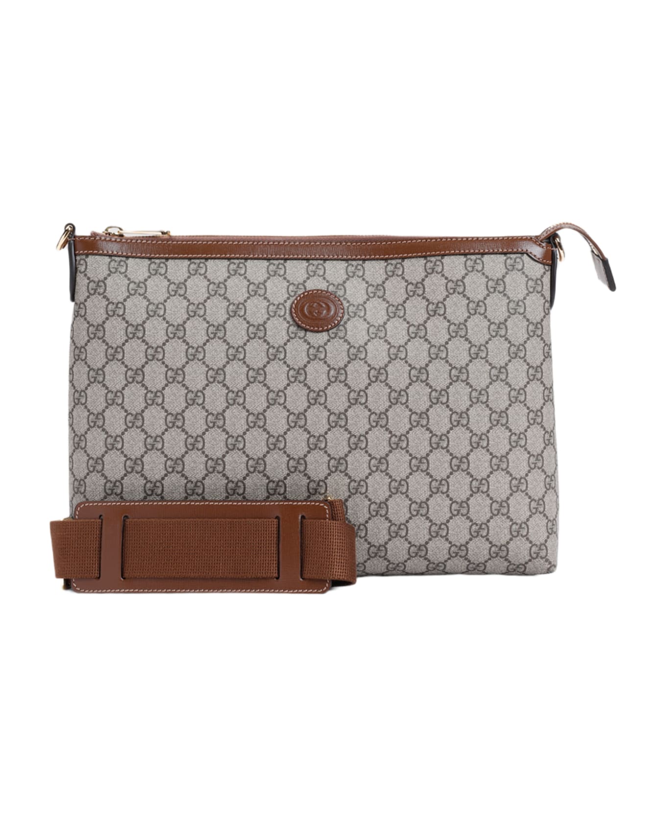 Gucci Gg Supreme Fabric Clutch - BEBBROWNSUGAR