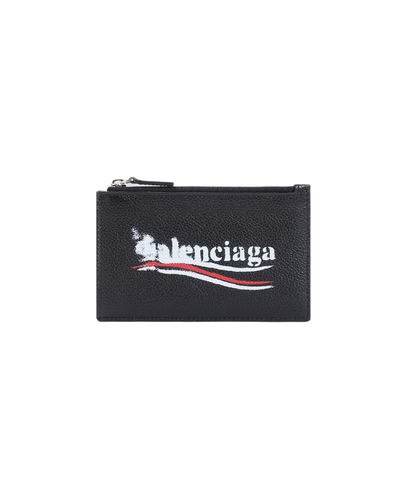 Balenciaga 'cash' Large Card Holder - Black