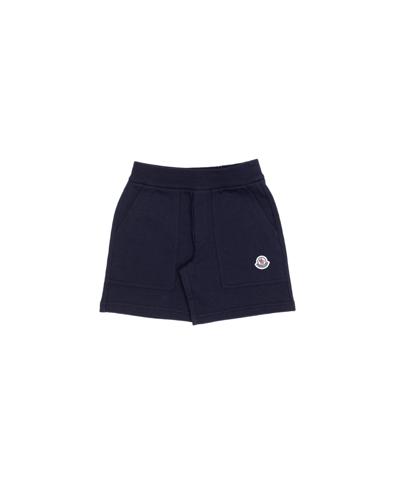 Moncler Cotton Shorts - NAVY