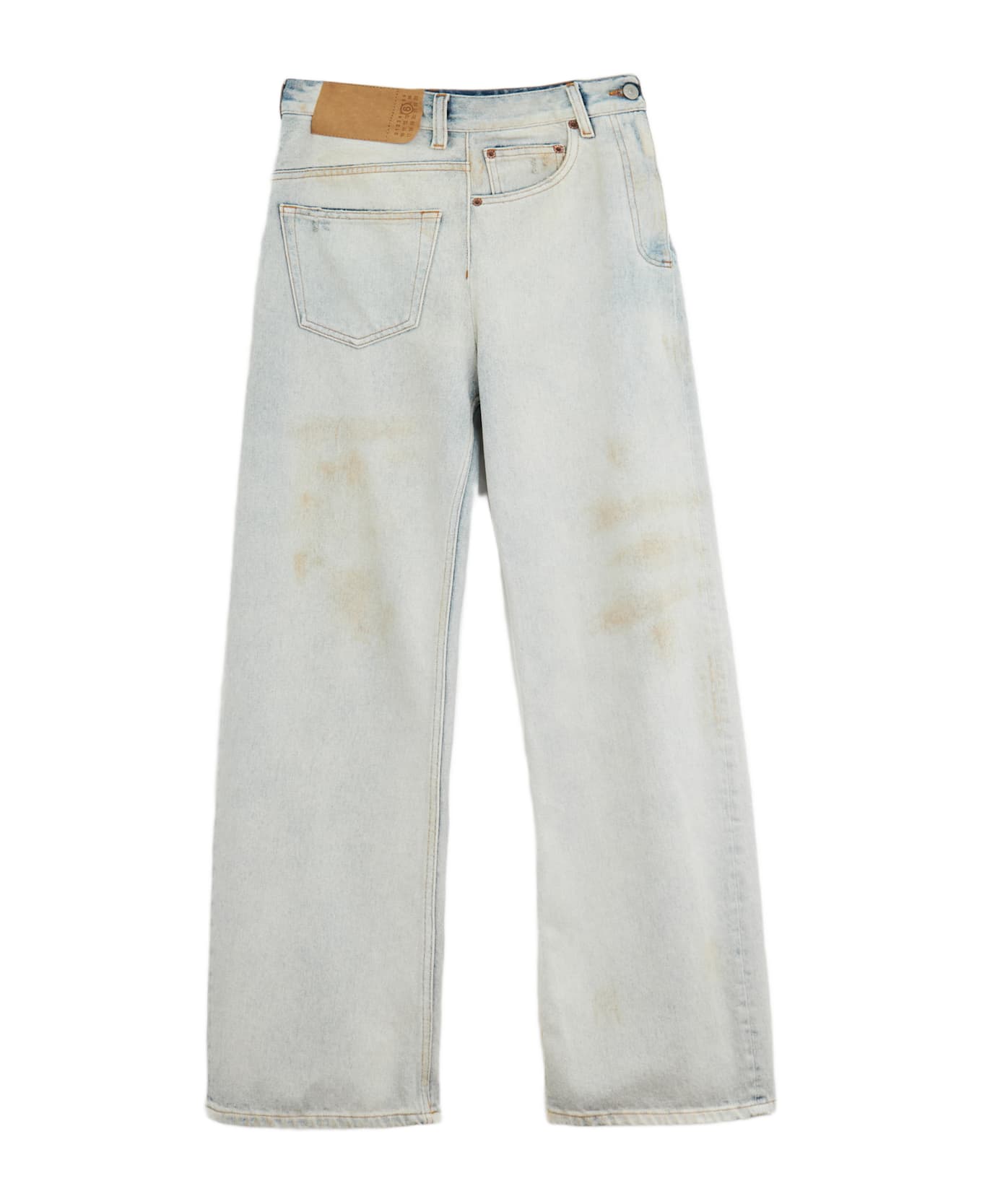 MM6 Maison Margiela 5 Pocket Jeans - Cyan