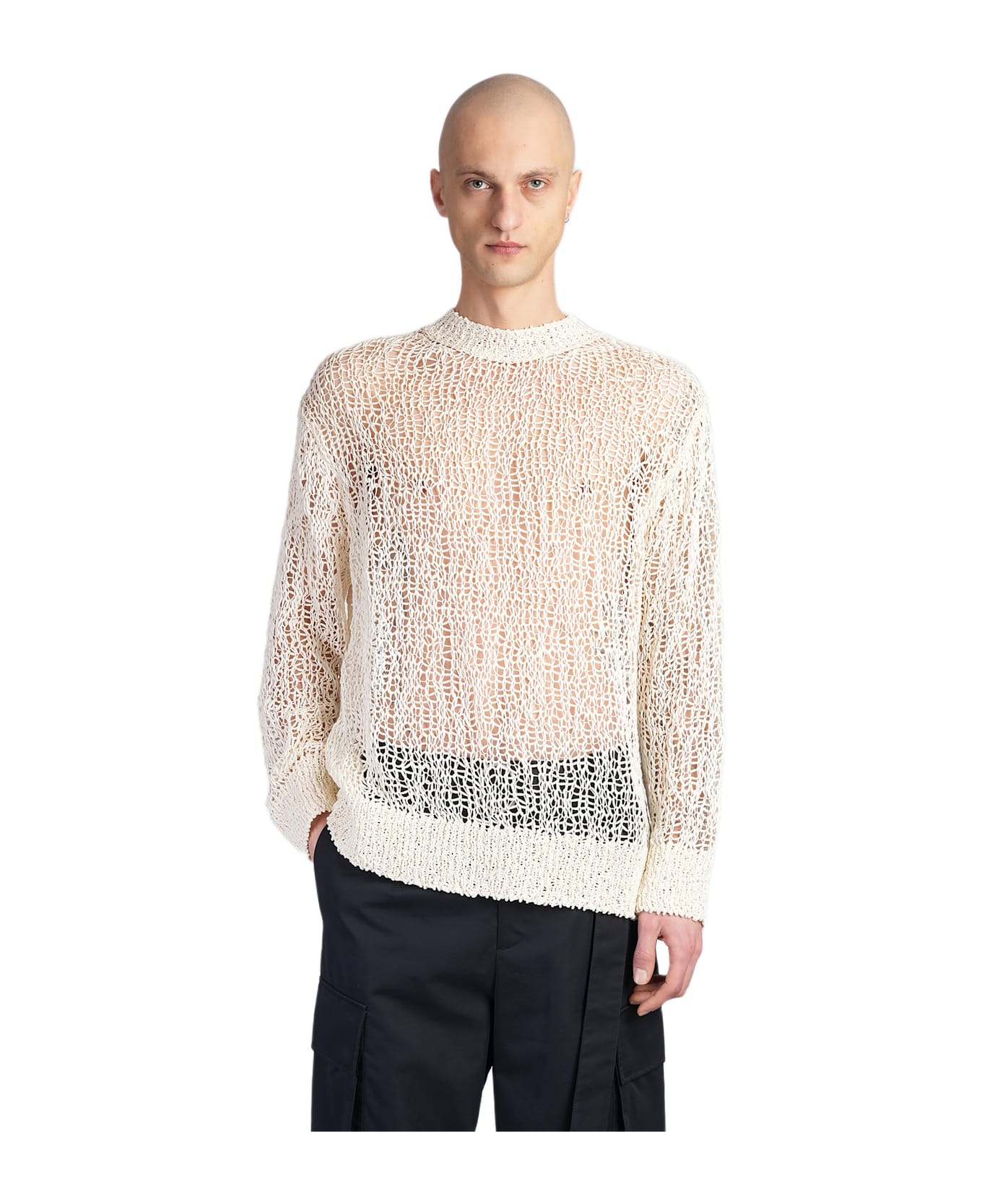Jil Sander Cn Ls Jumper Knitwear - beige