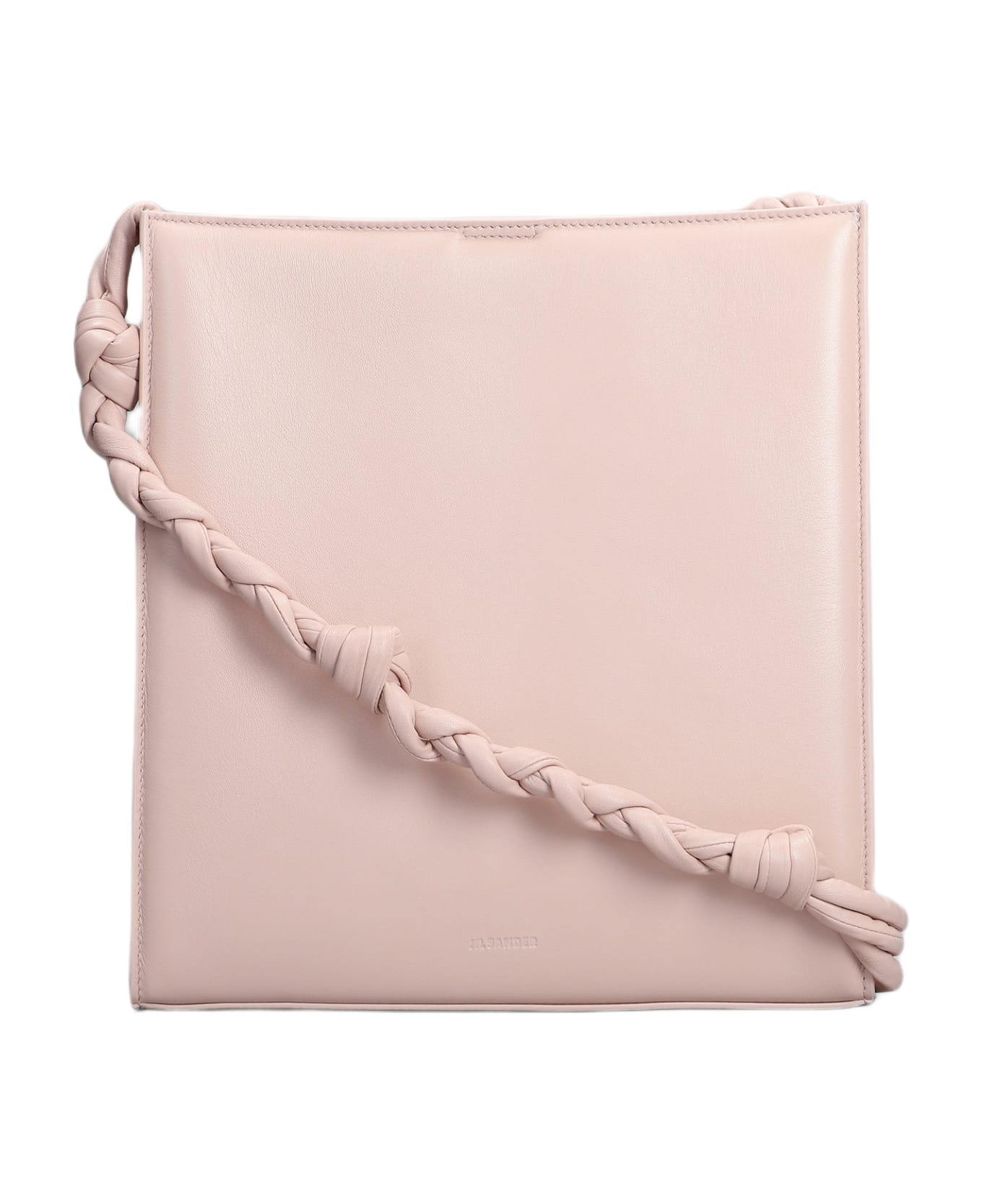 Jil Sander Pink Leather Tangle Shoulder Bag - 663