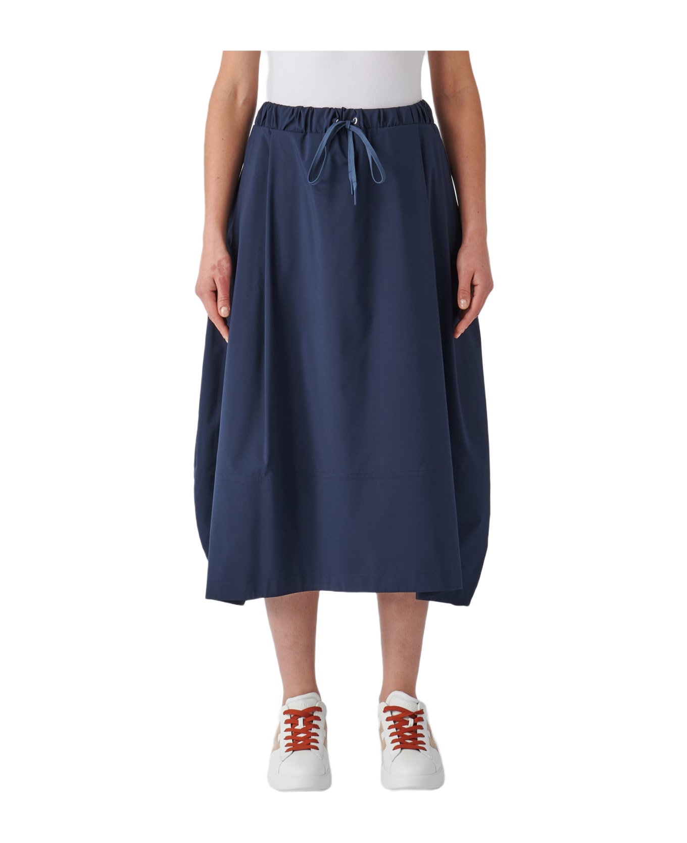 Gran Sasso Poliester Skirt - NAVY スカート