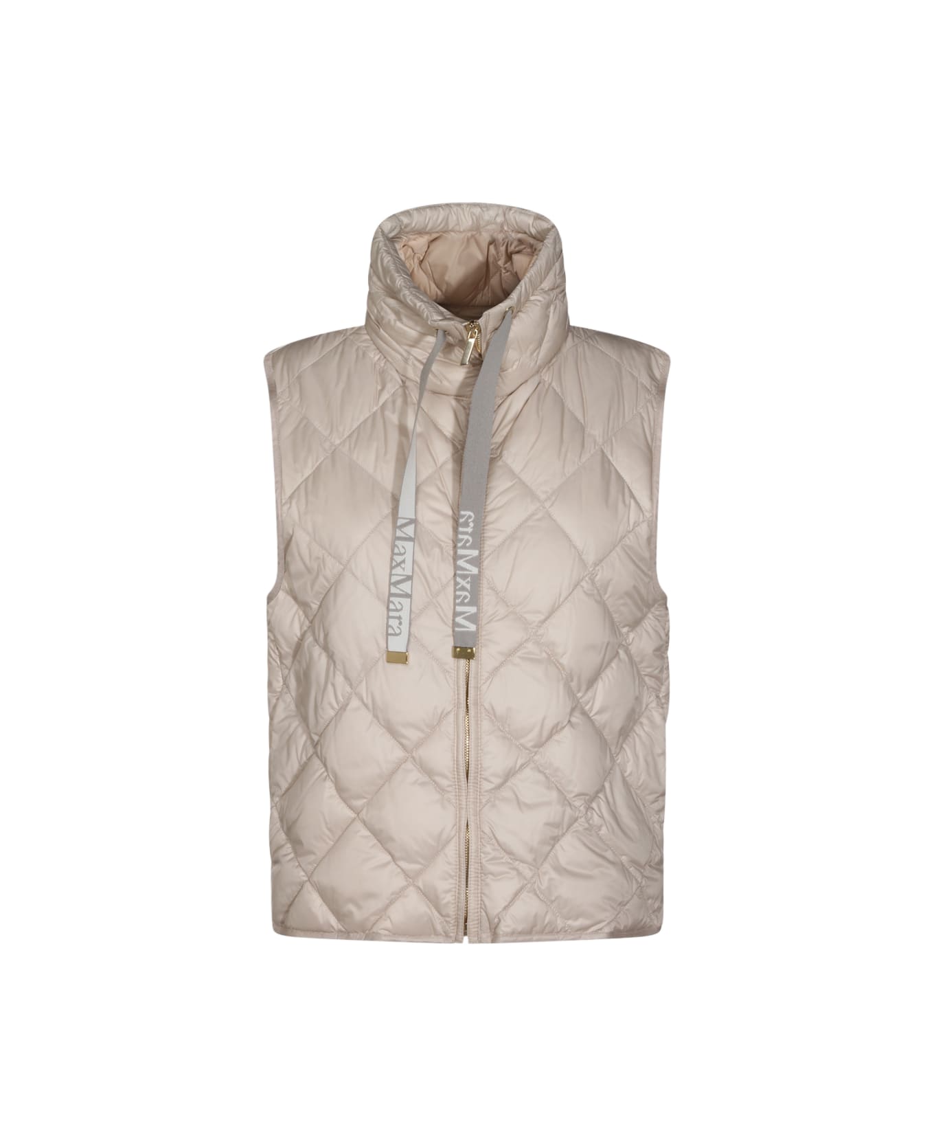 Max Mara The Cube White Down Jacket - White sand