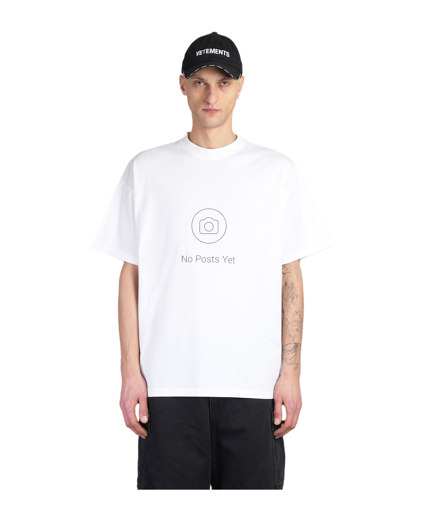 VETEMENTS T-shirt In White Cotton - white