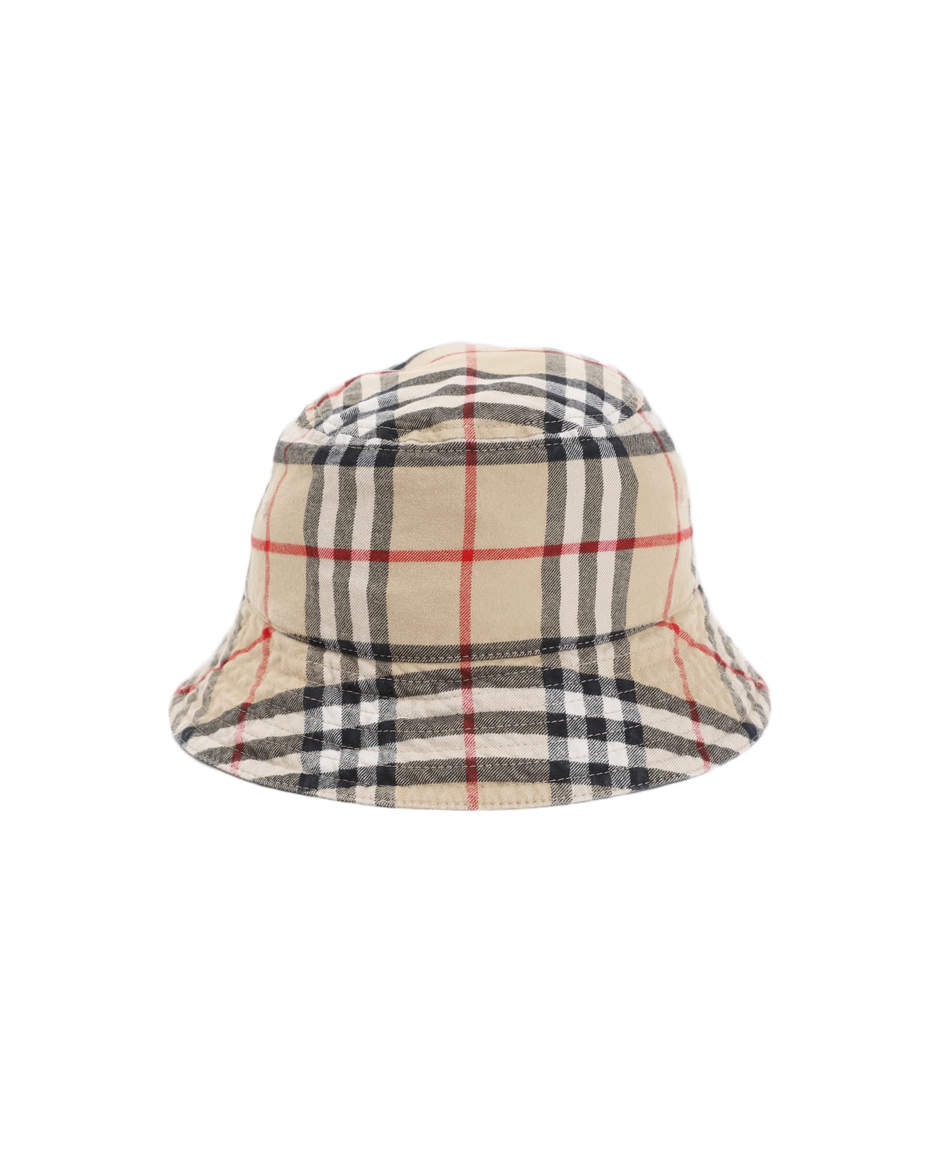 Burberry Check Bucket Hat - Archive Beige