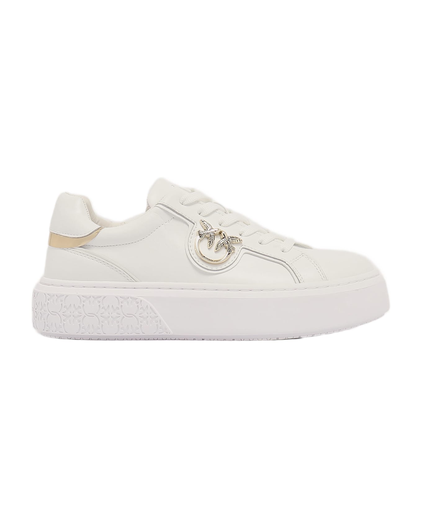 Pinko Yoko 01 Sneaker - BIANCO-PLATINO