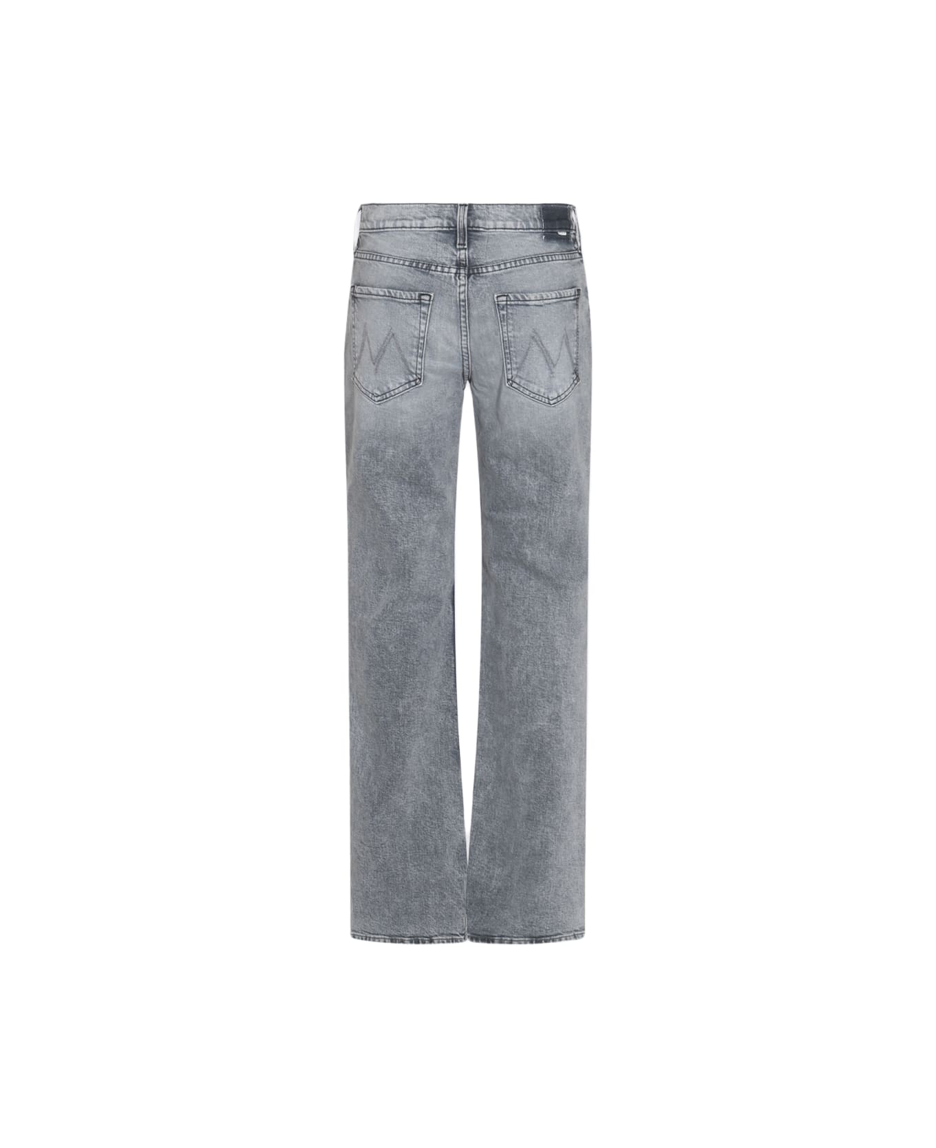 Mother Grey Cotton Denim Jeans - DRAWING A BLANK