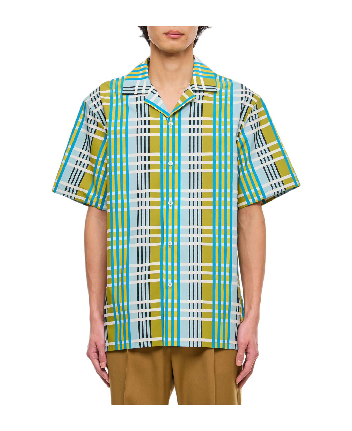 Lanvin Cotton Printed Bowling Shirt - MultiColour