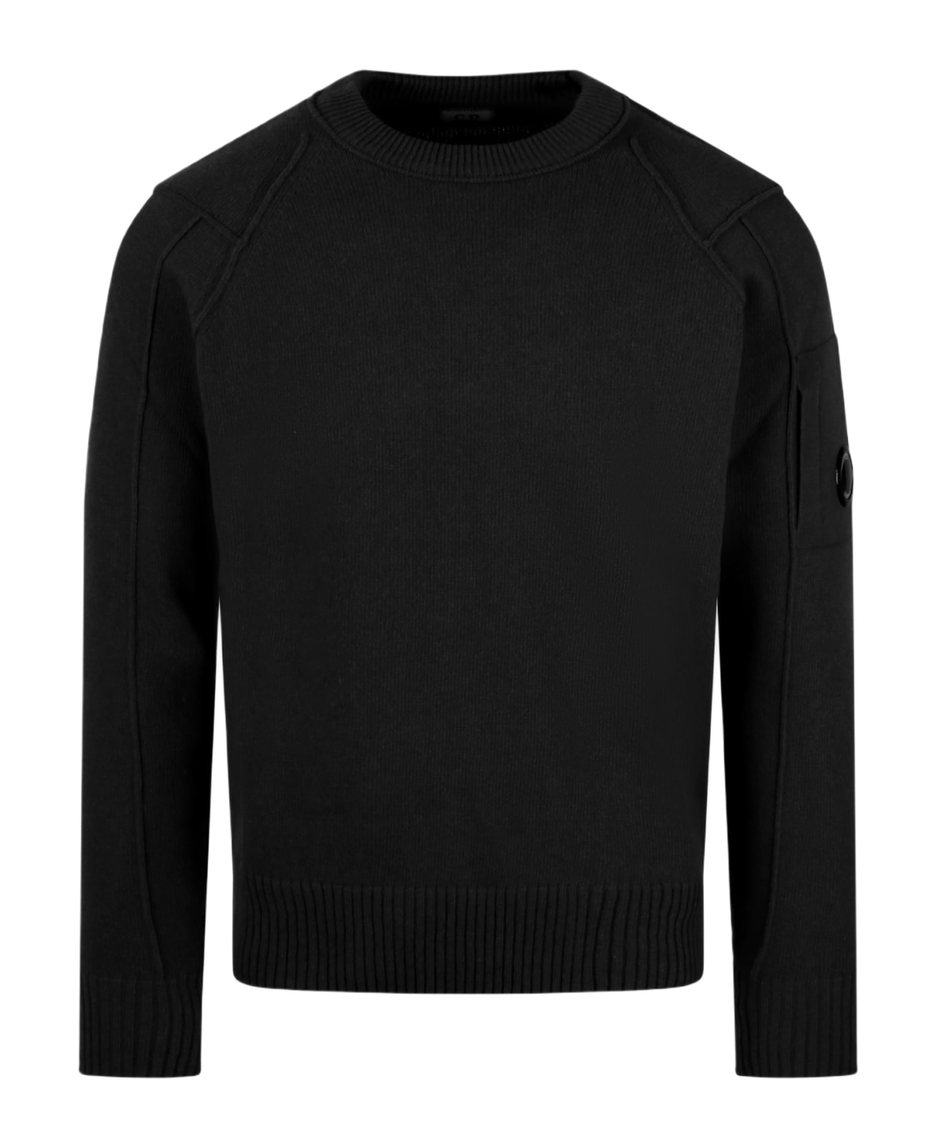 C.P. Company Lambswool Jumper - Black