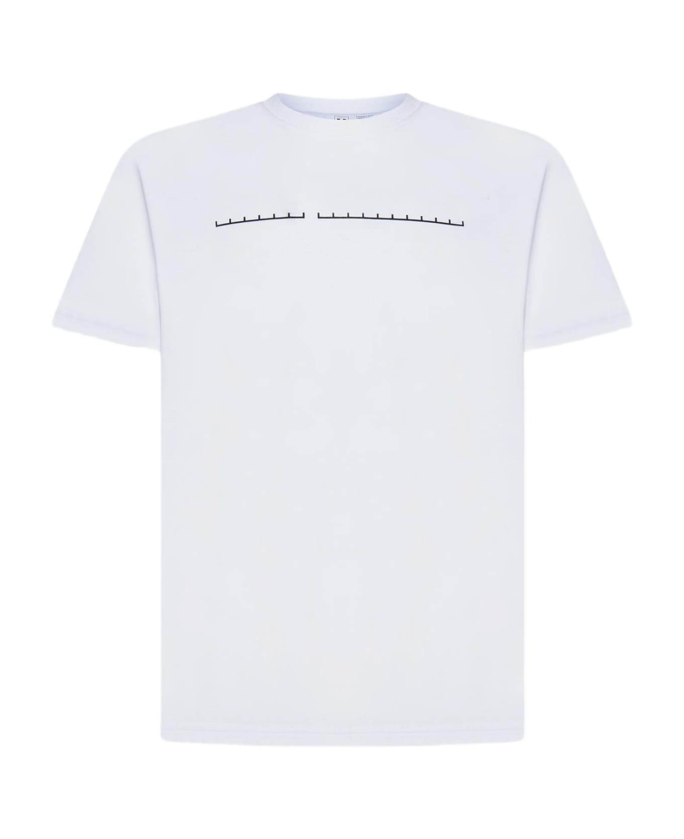Random Identities Logo Print Cotton T-shirt - White Logo