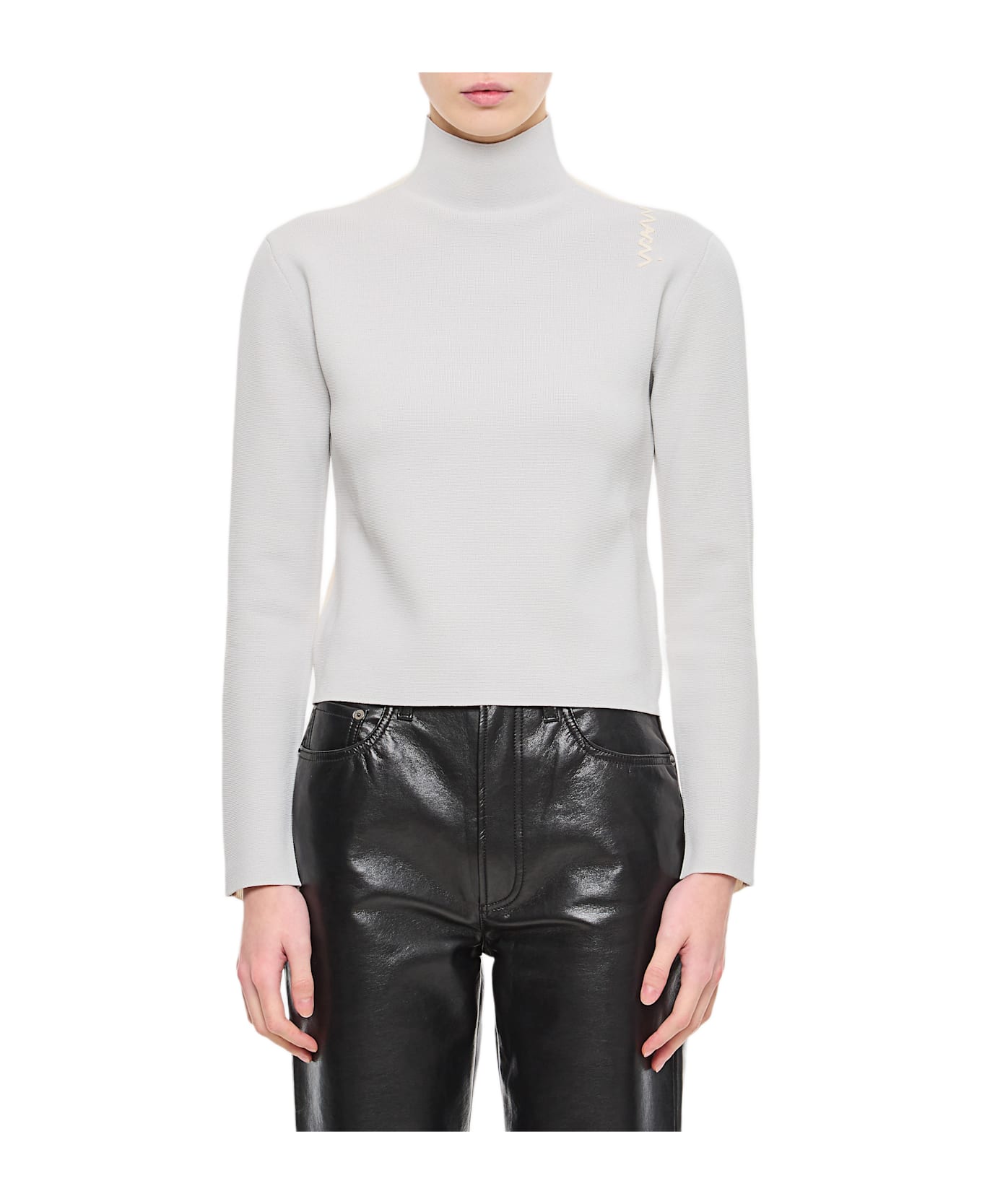 Marni Turtleneck Sweater - White