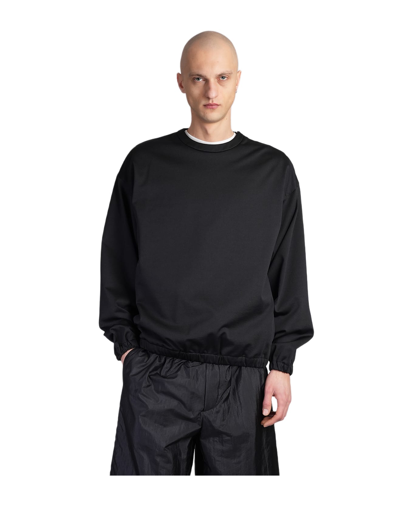Jil Sander Sweatshirt In Black Cotton - black