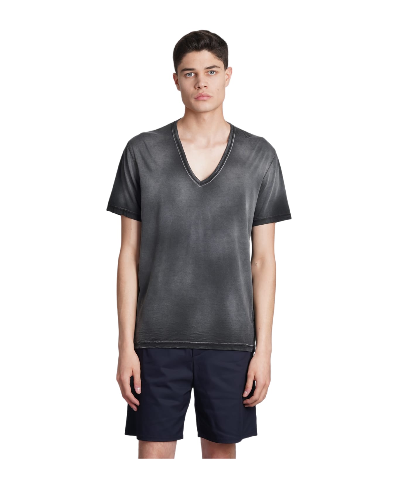 Mauro Grifoni T-shirt In Black Cotton - black
