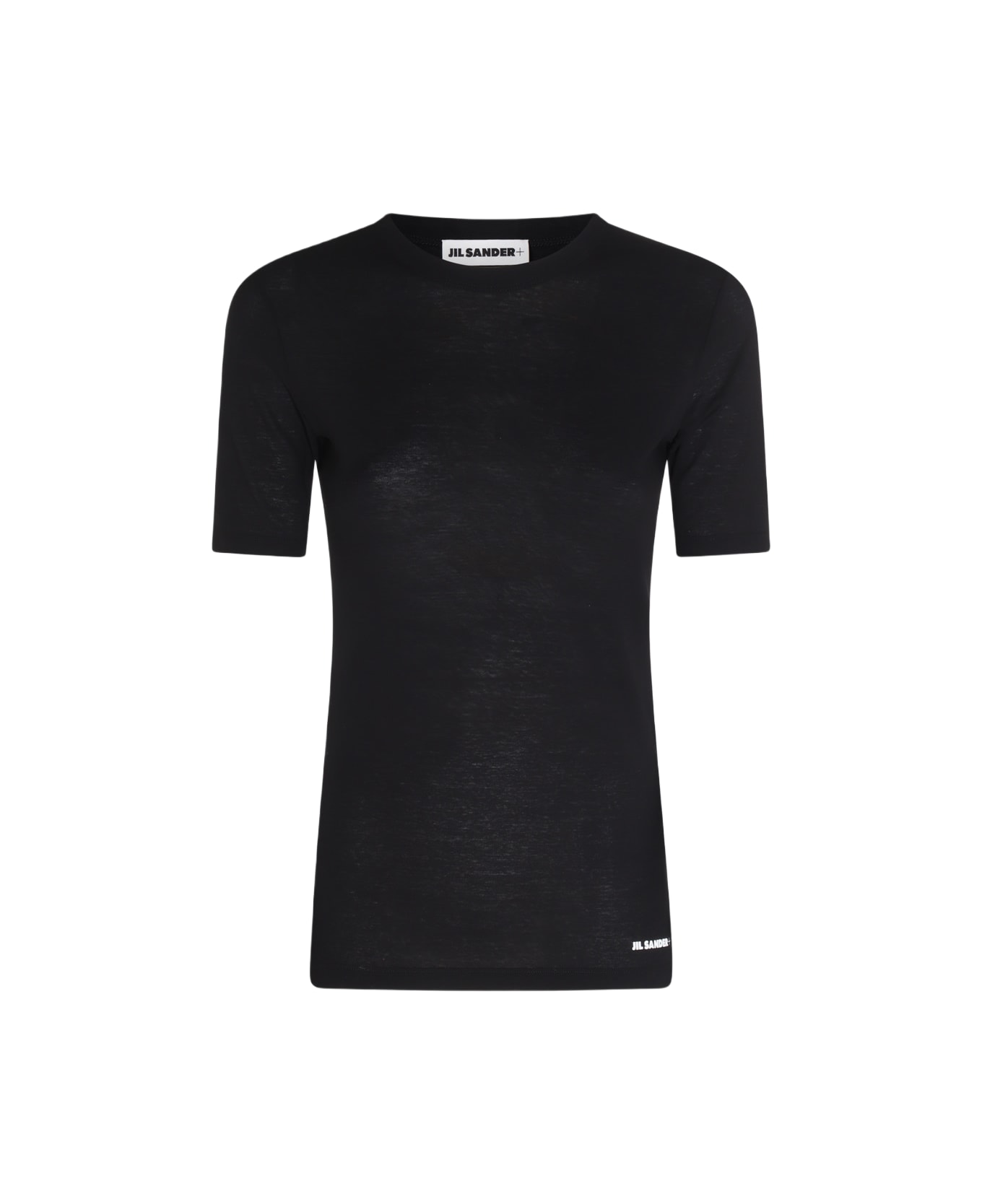 Jil Sander Black Cotton T-shirt - Black Tシャツ