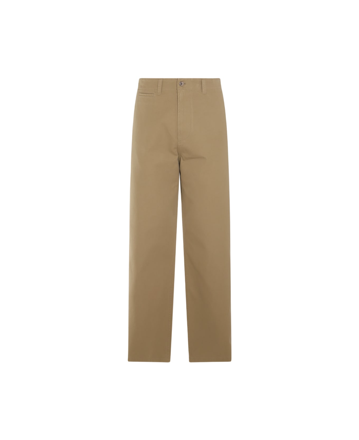 Burberry Beige Cotton Pants - HUNTER
