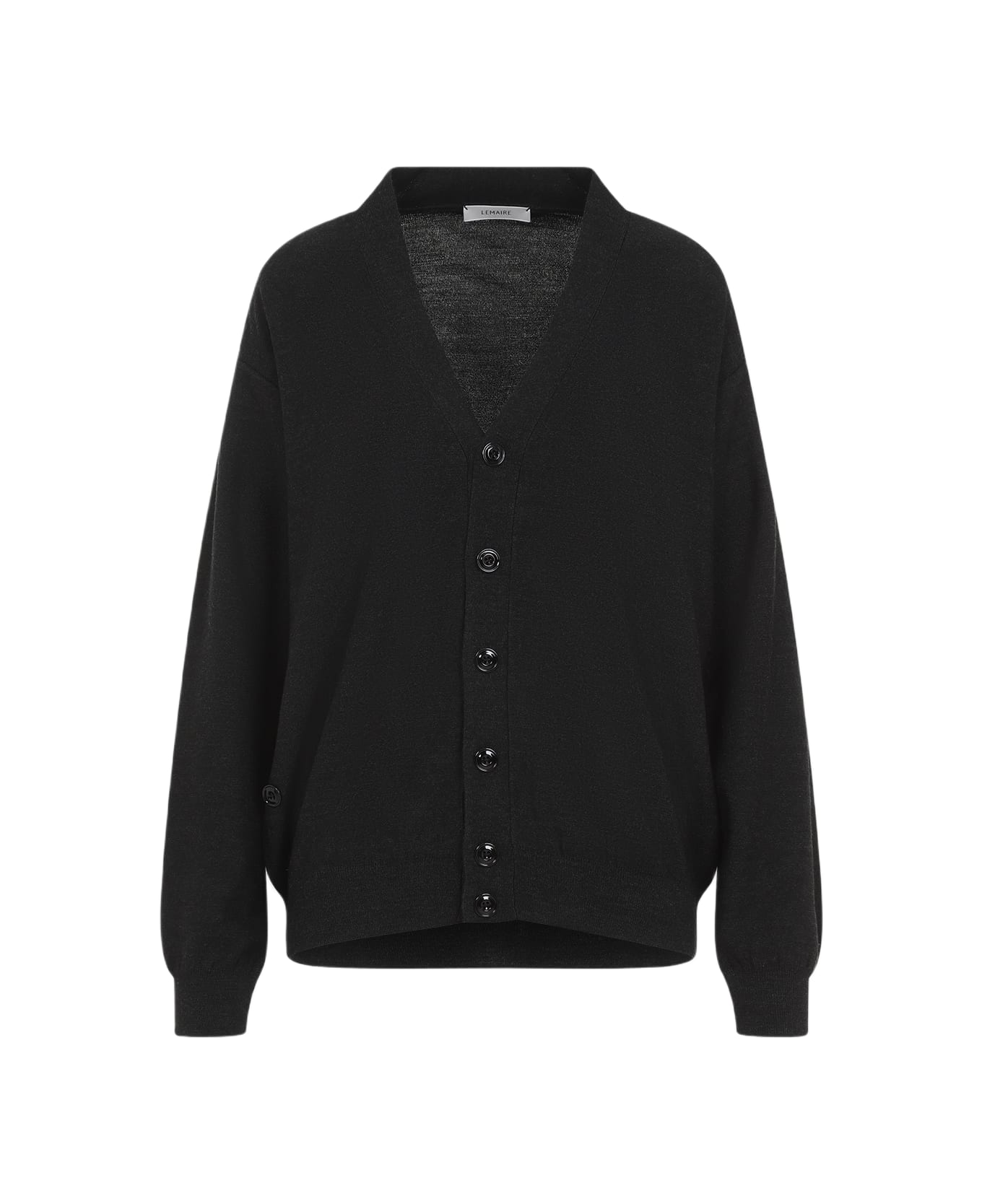 Lemaire Relaxed Twisted Cardigan - Anthracite