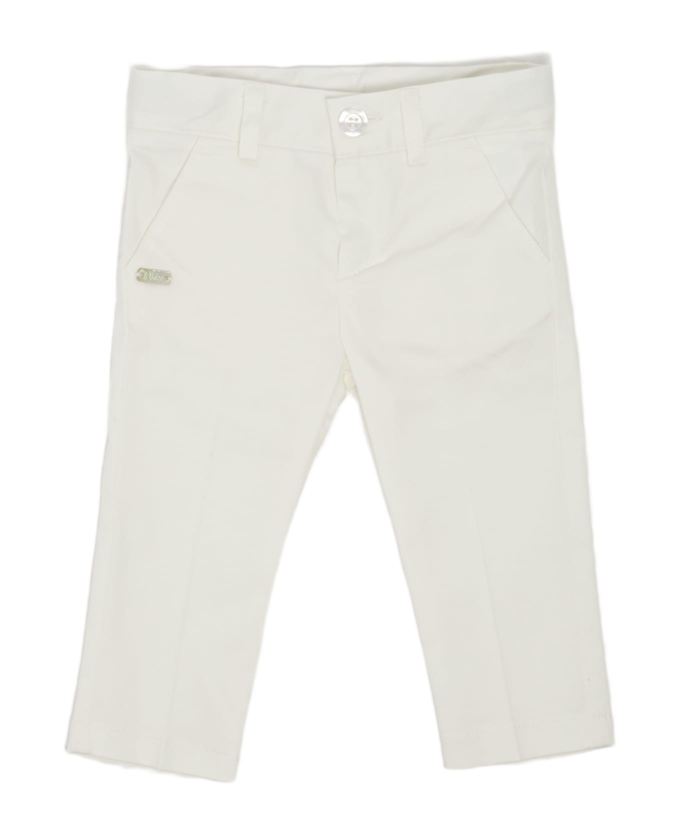 leBebé Cotton Trousers - PANNA