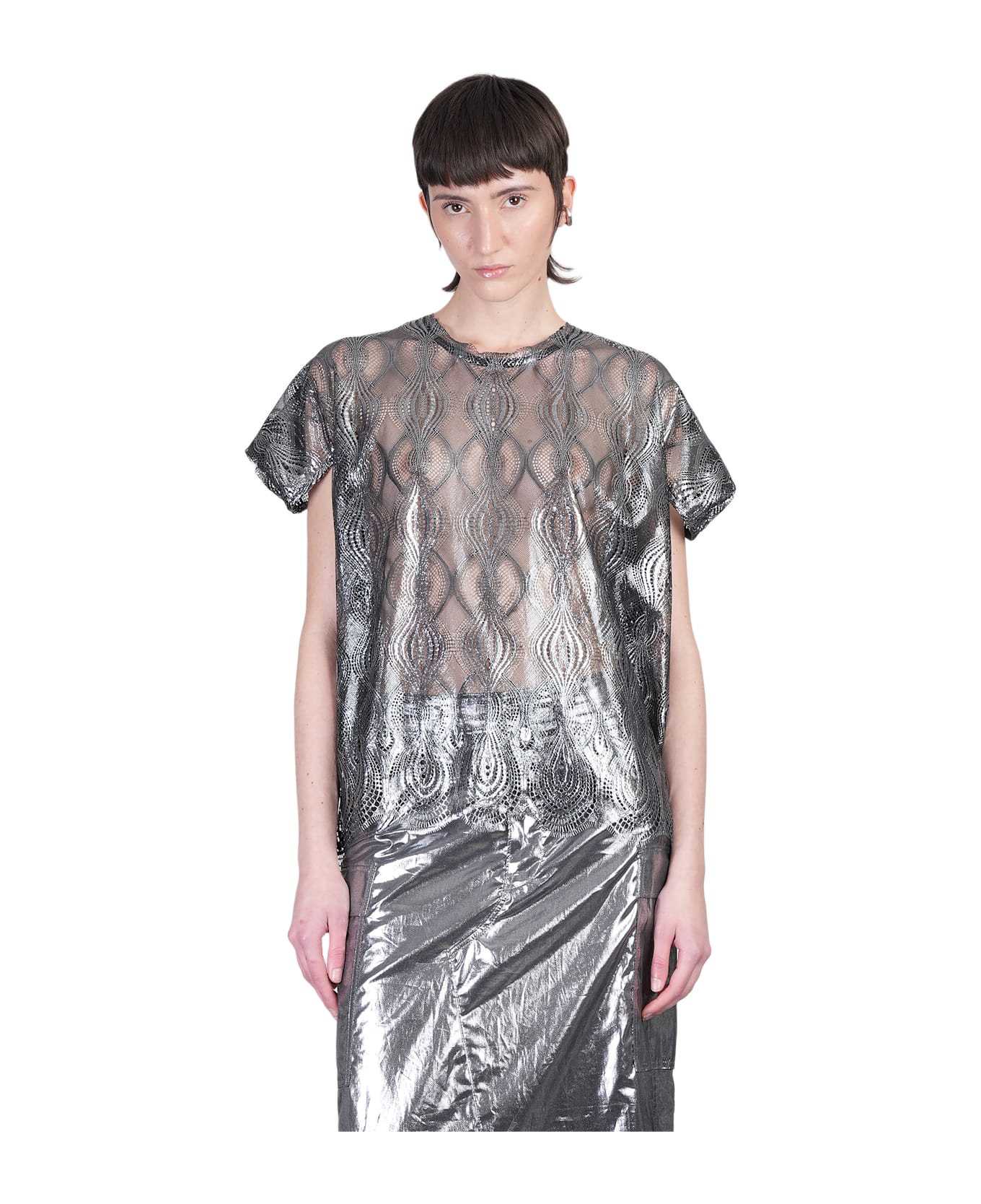 Junya Watanabe T-shirt In Black Polyester - black