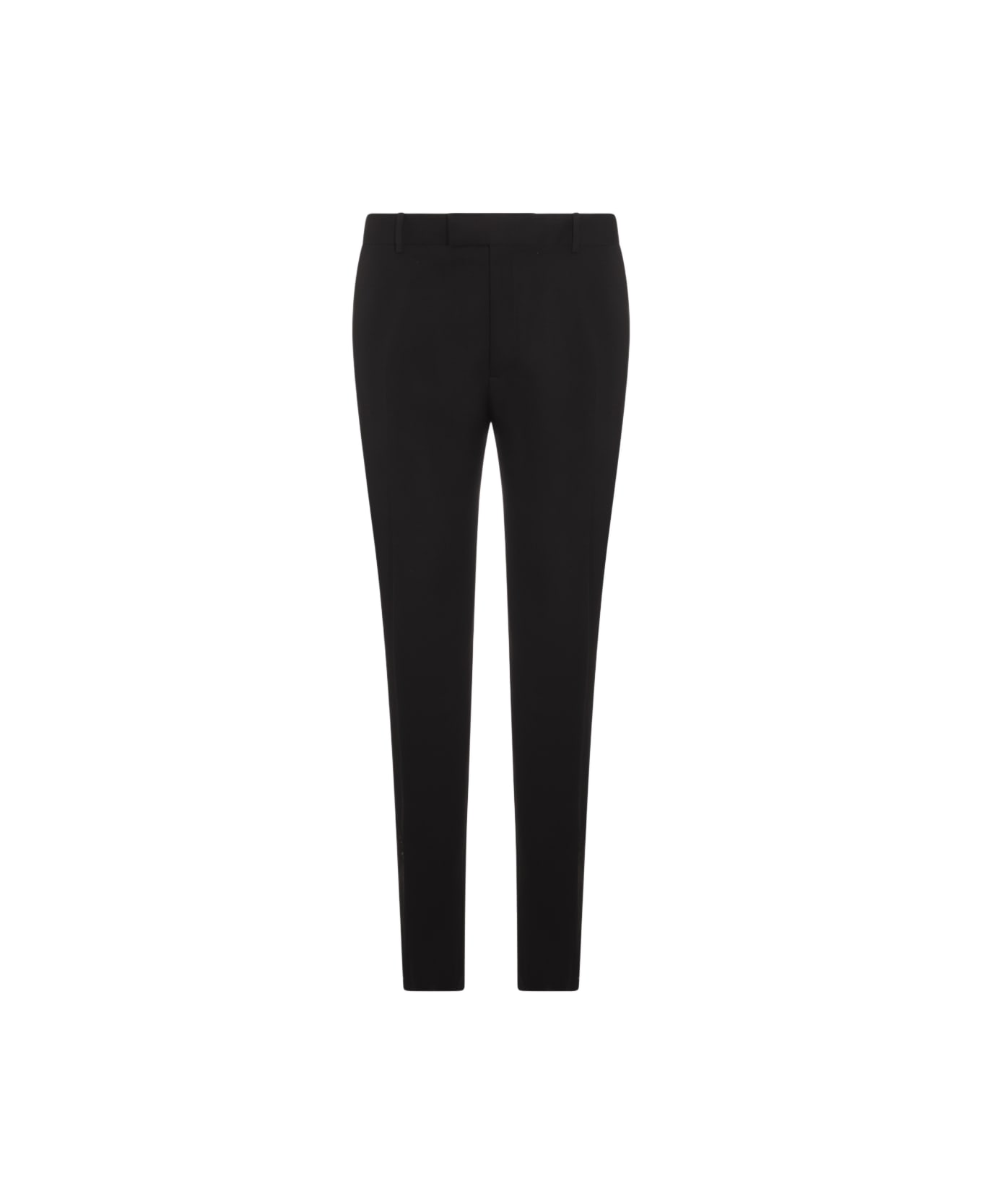 Alexander McQueen Black Wool Pants - Black