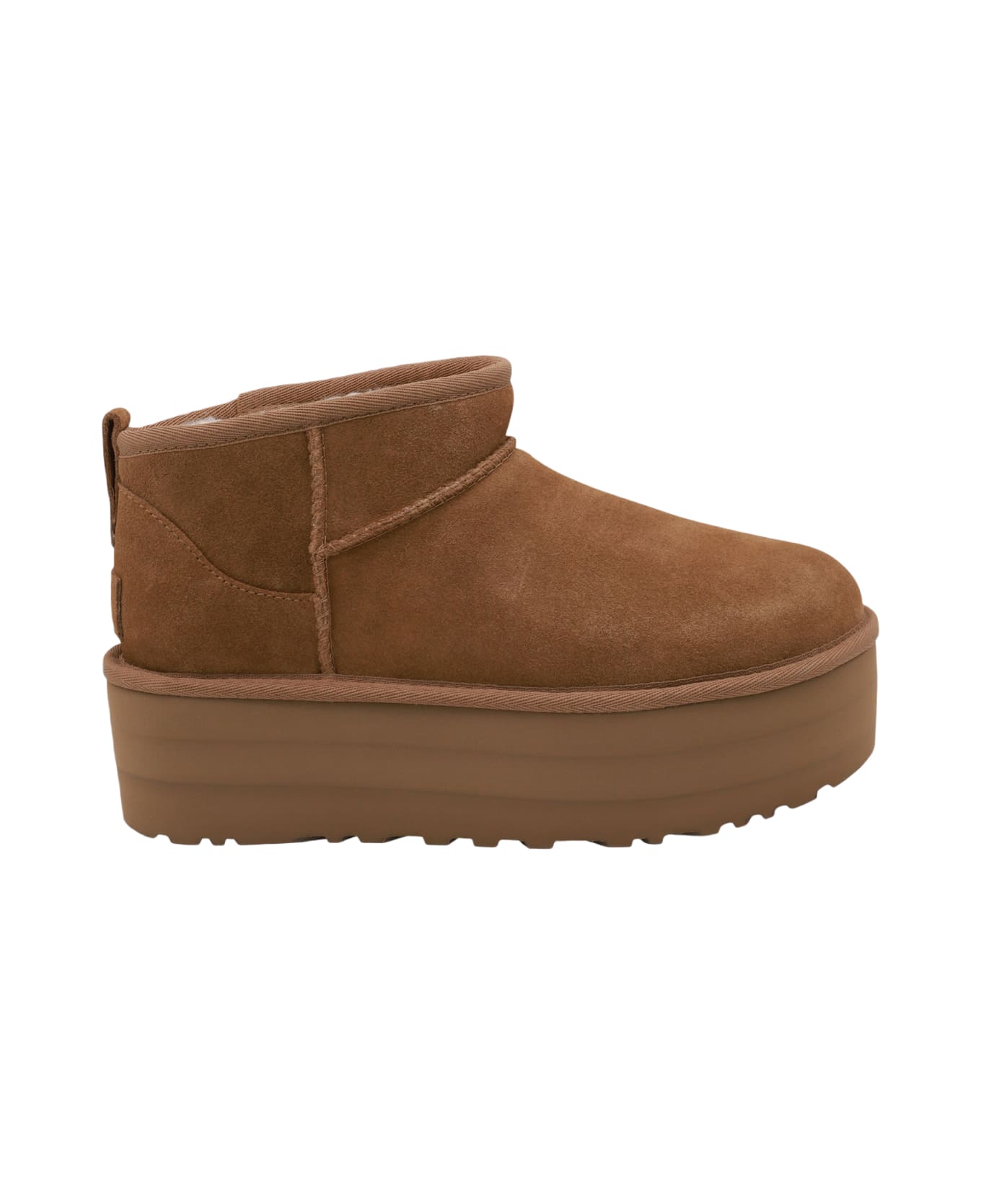 UGG Chestnut Classic Ultra Mini Platform Boots - Chestnut