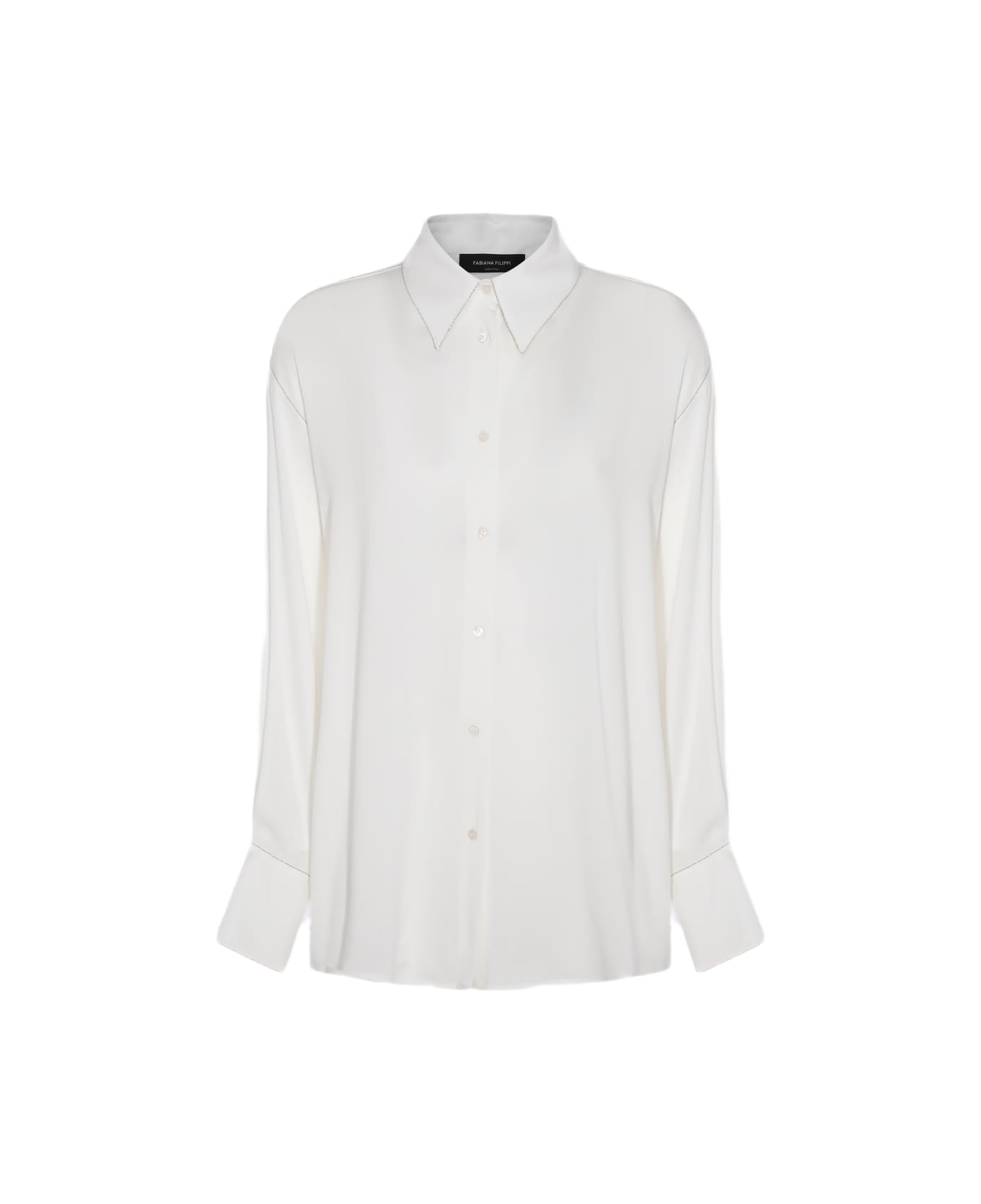 Fabiana Filippi White Viscose Blend Shirt - White