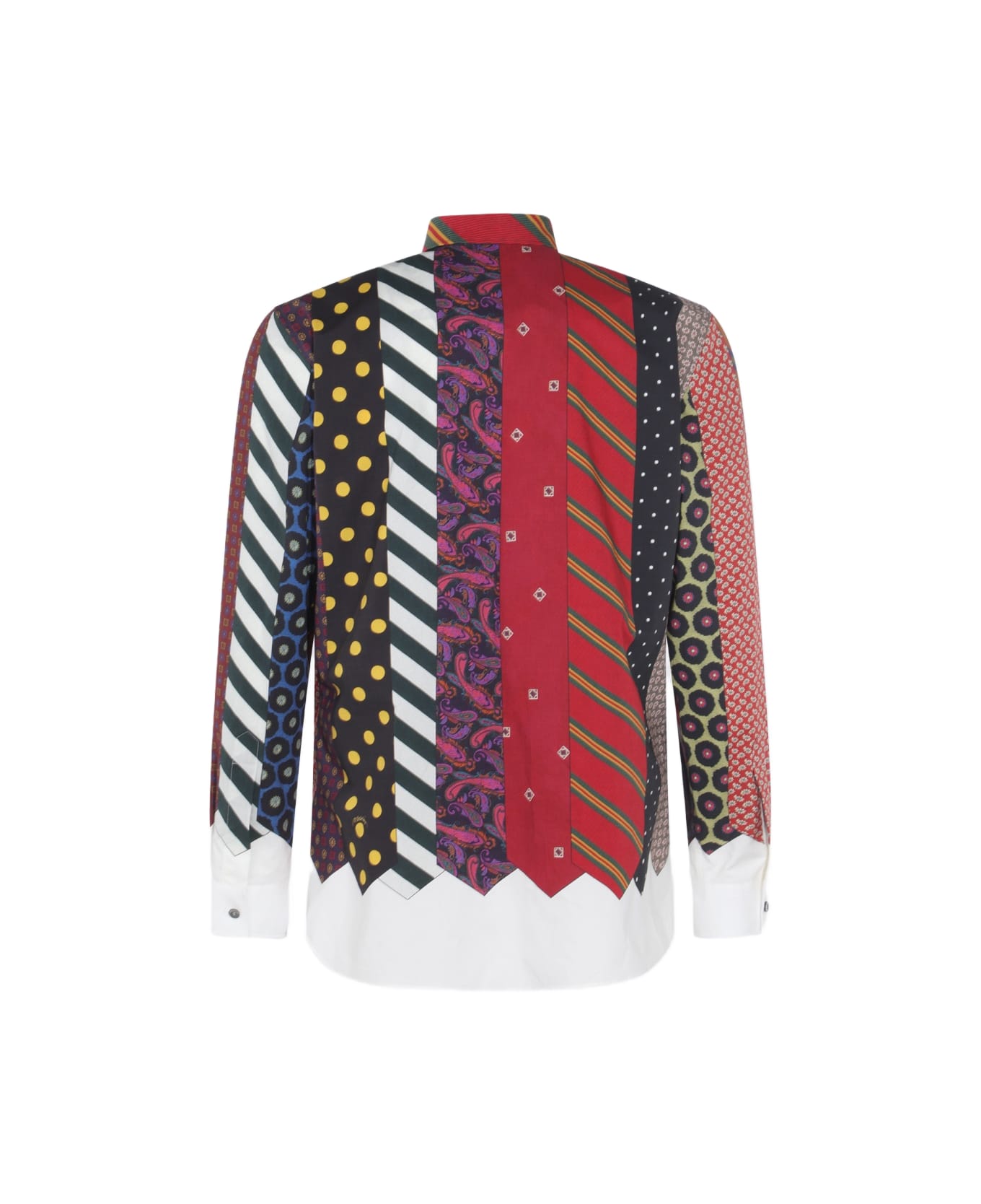 Moschino Multicolor Cotton Shirt - Red