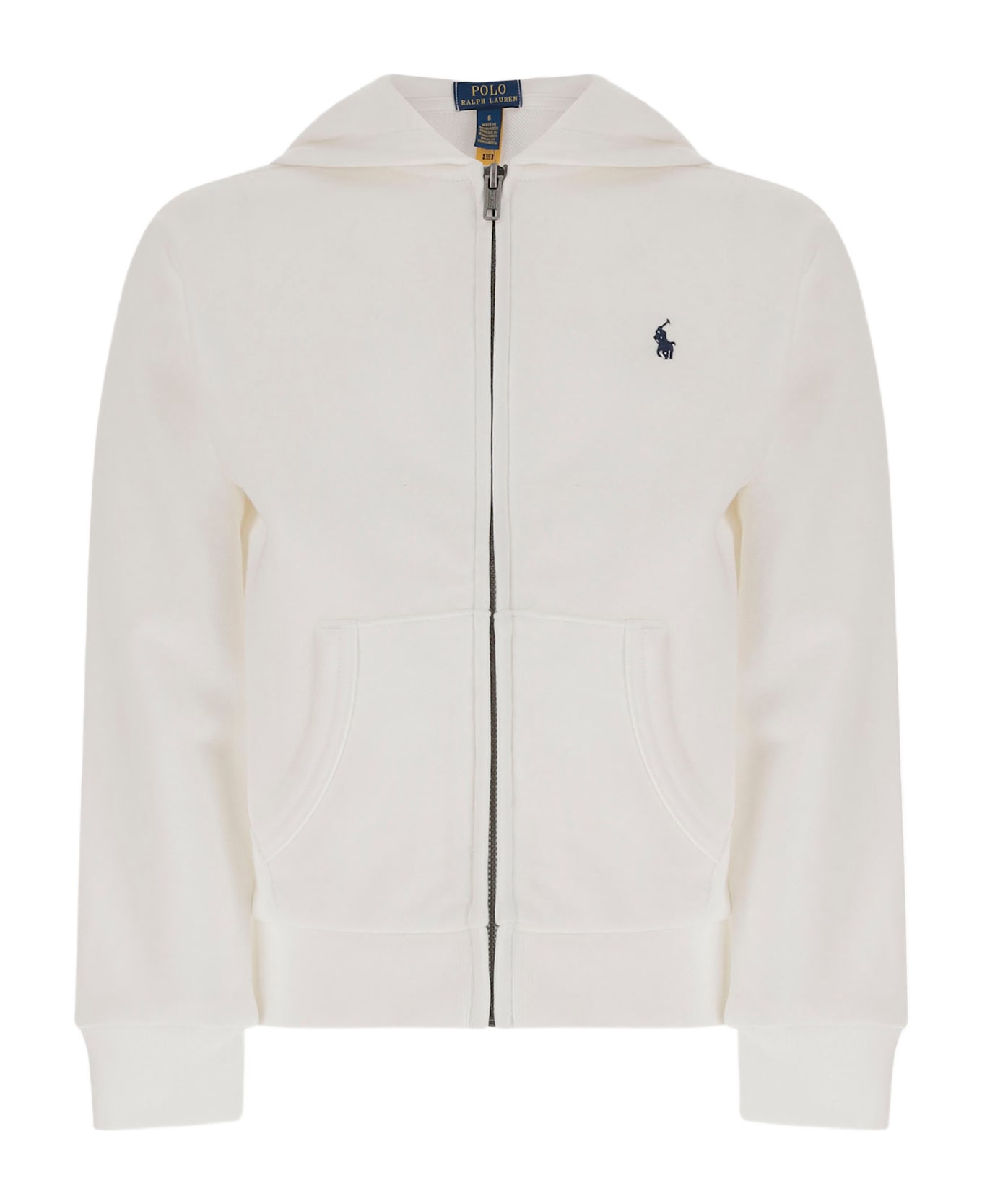 Polo Ralph Lauren Cotton Blend Sweatshirt With Logo - White