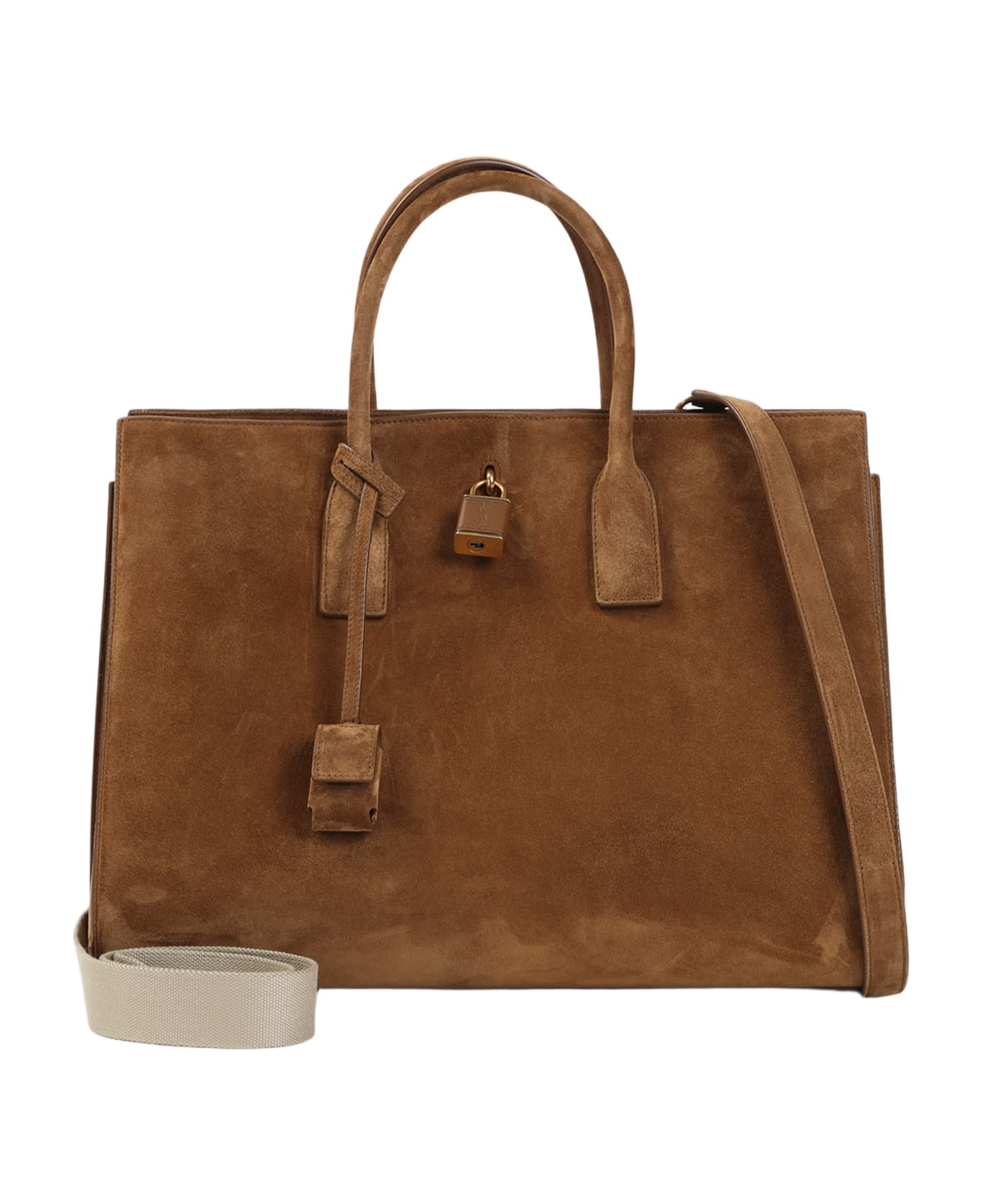 Saint Laurent Sac De Jour Handbag - Orange Caramel Cogn