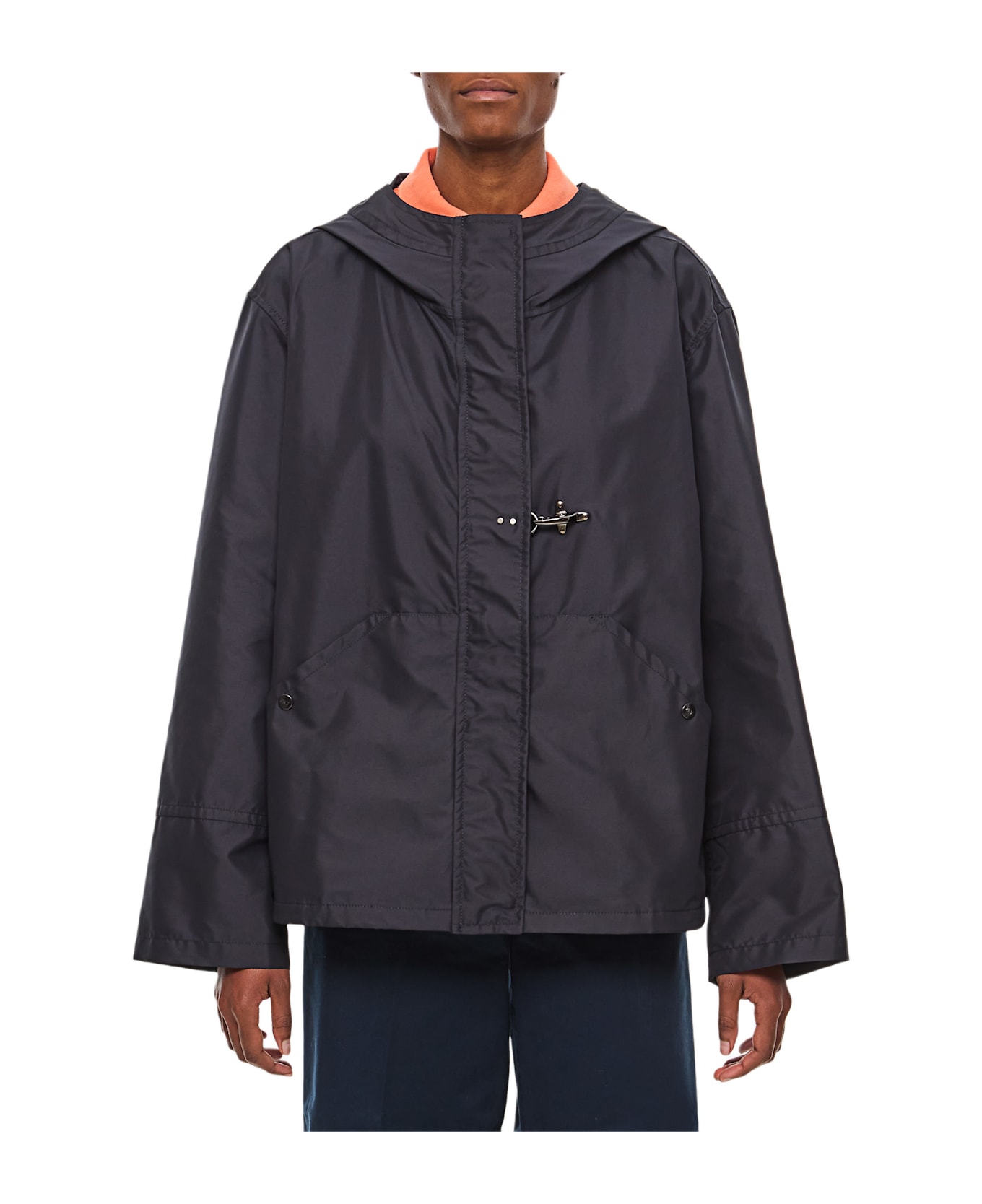 Fay Short Parka With Hood - Baltic