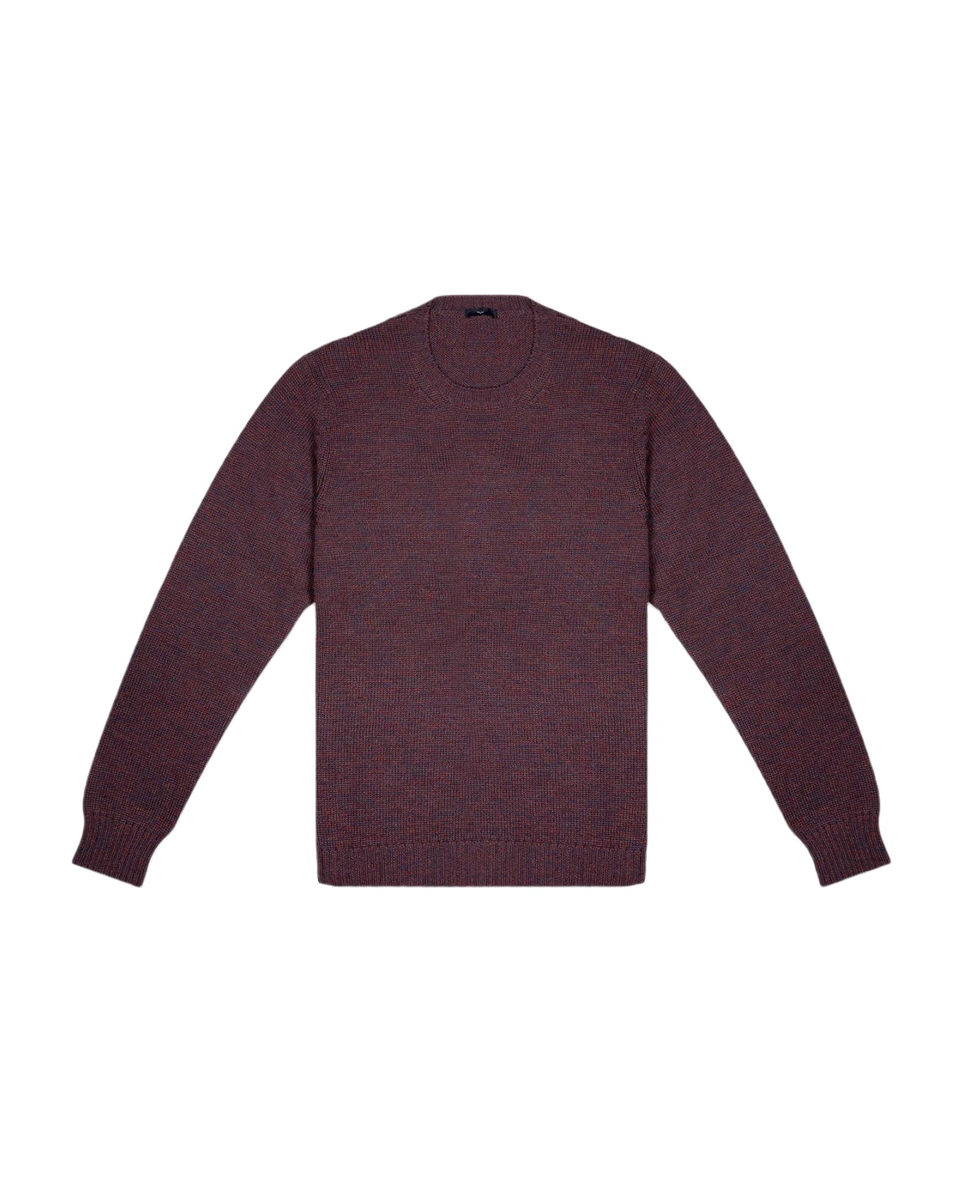Larusmiani Crew Neck Sweater La Cabane Sweater - FireBrick