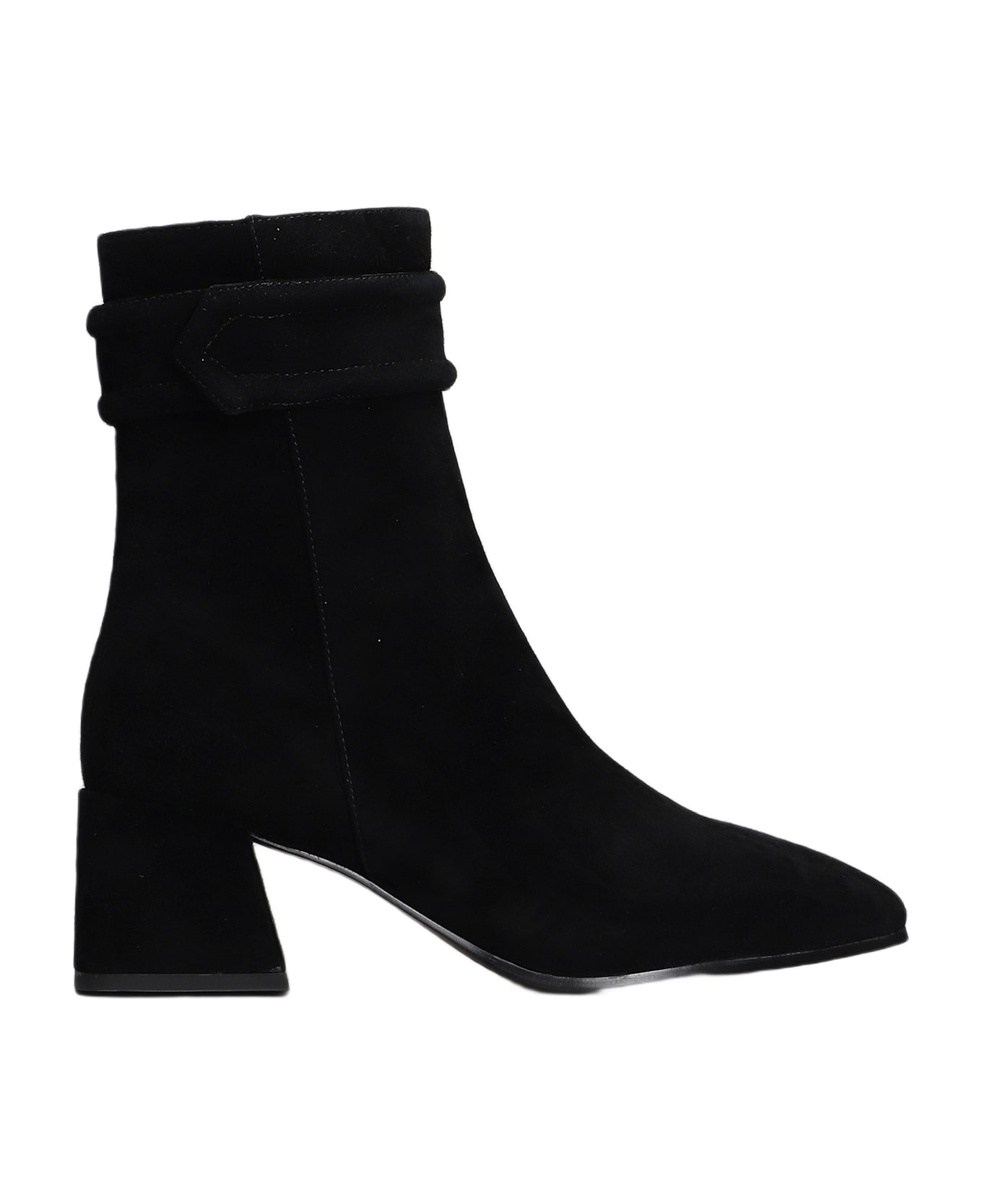 Bibi Lou Breslavia Ankle Boot 60 High Heels Ankle Boots In Black Suede - black