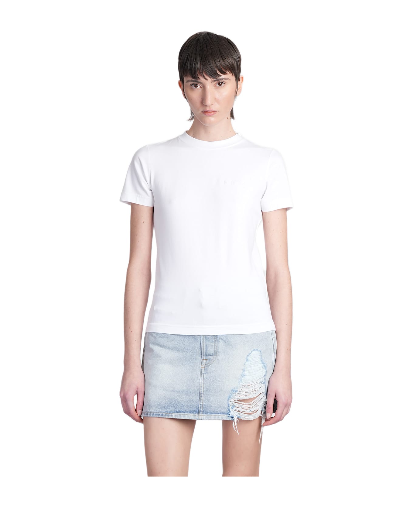 VETEMENTS T-shirt In White Cotton - white