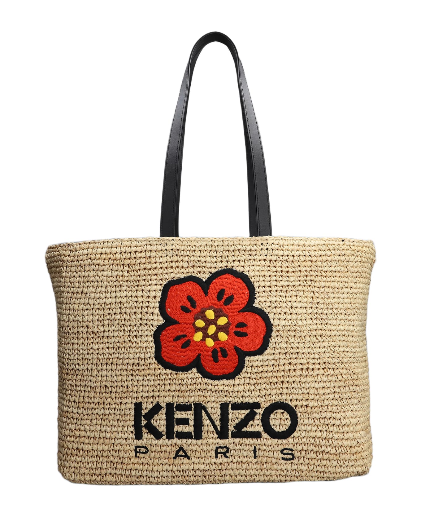 Kenzo Tote In Beige Silver - beige