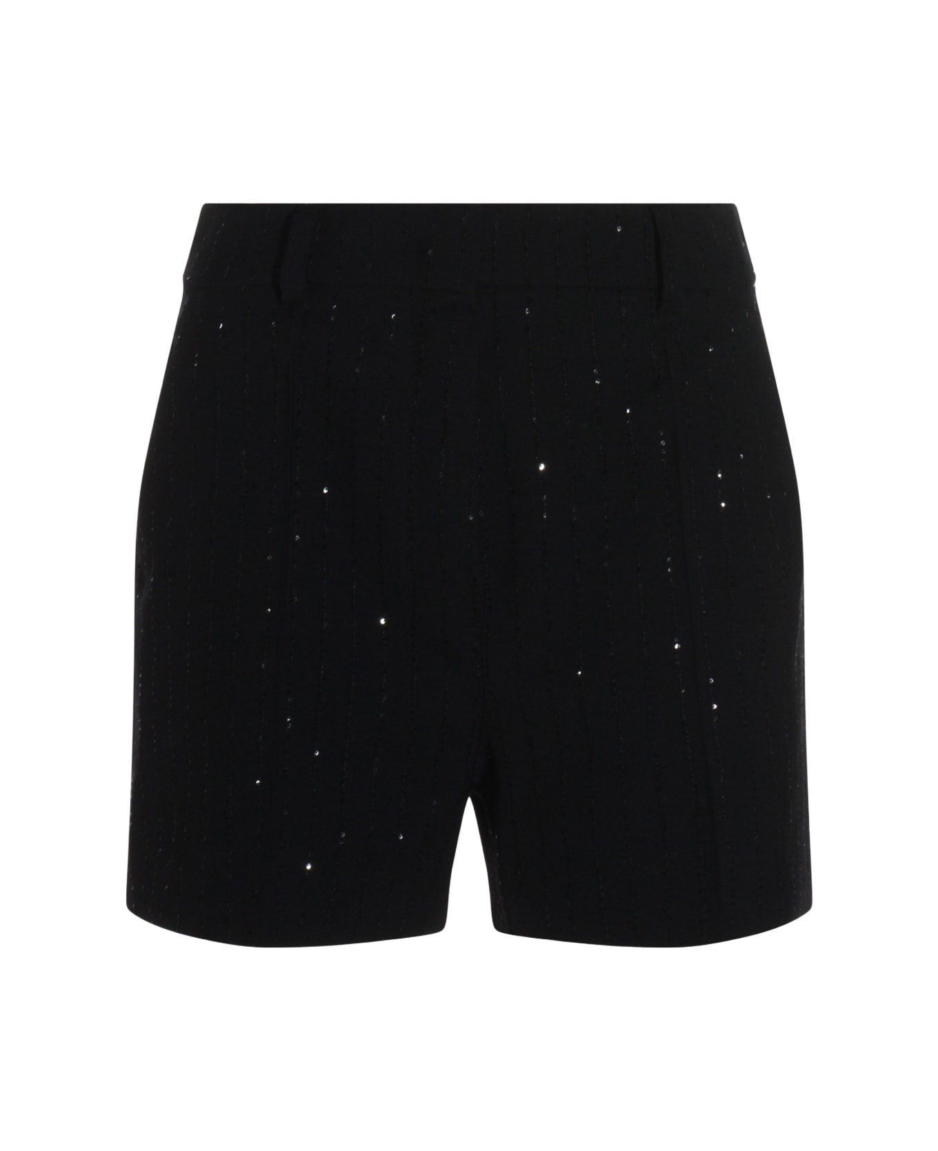 Max Mara Black Wool Siberia Shorts - Black