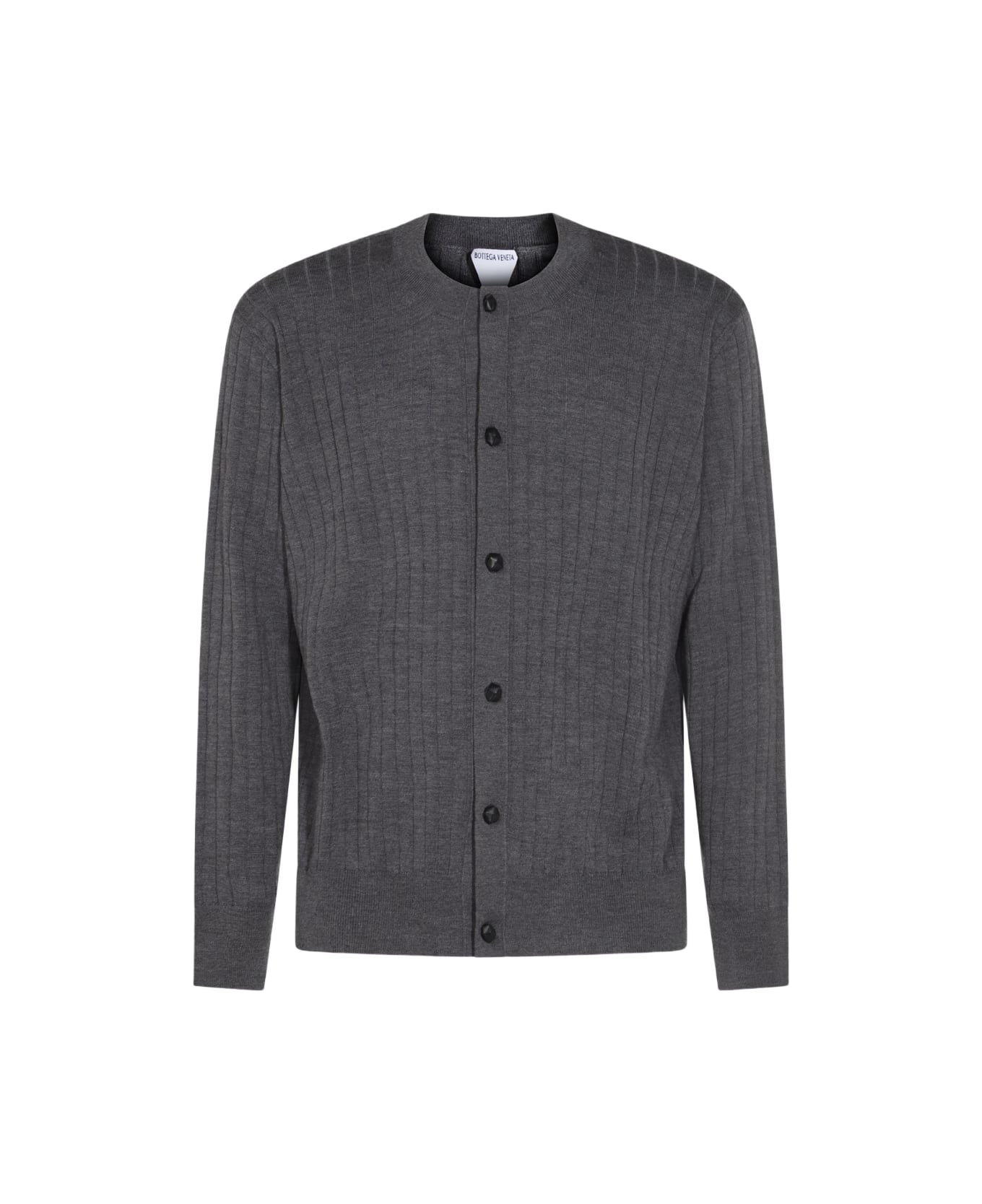 Bottega Veneta Grey Wool Knitwear - GREY