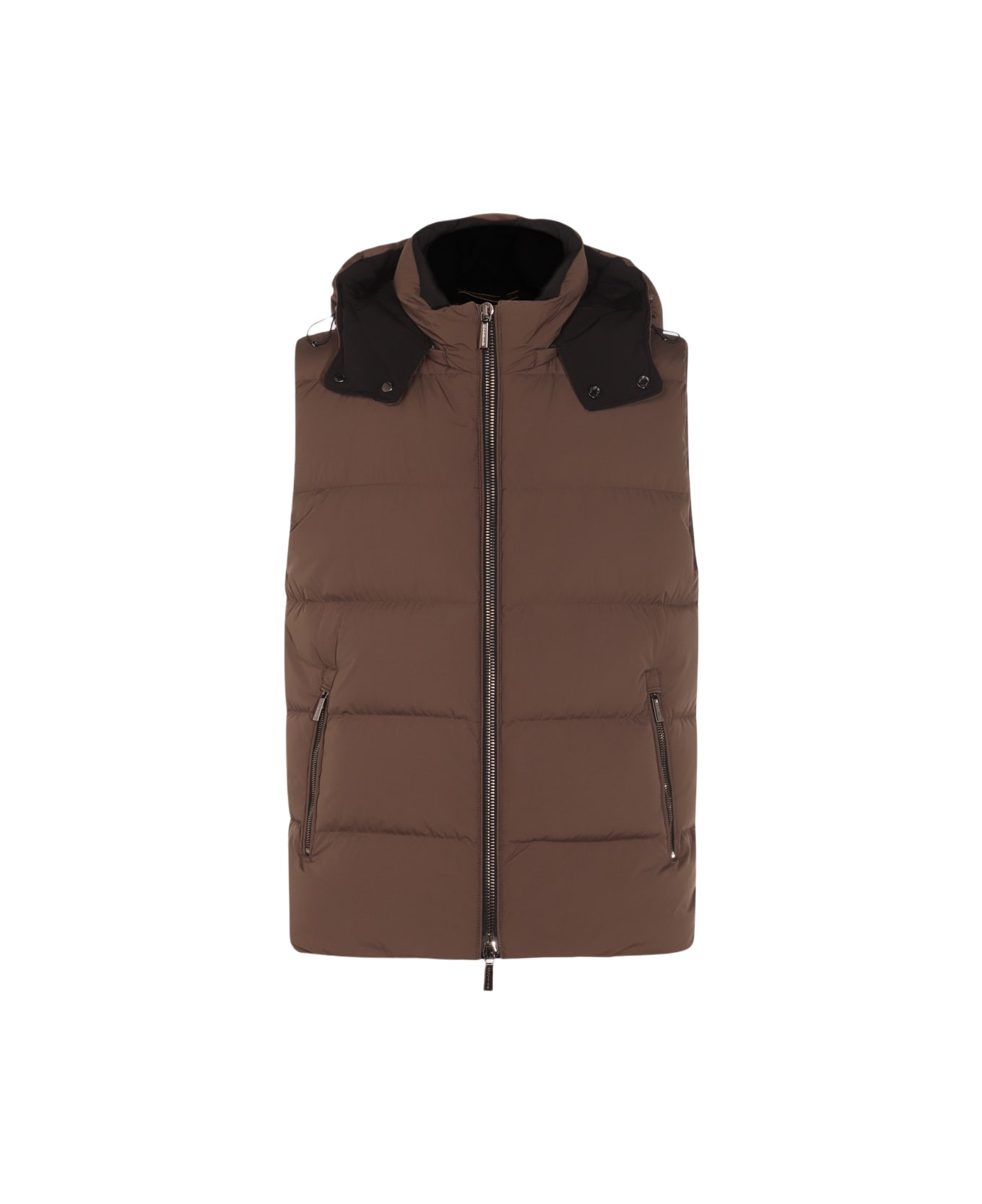 Moorer Brown Down Jacket - VISONE