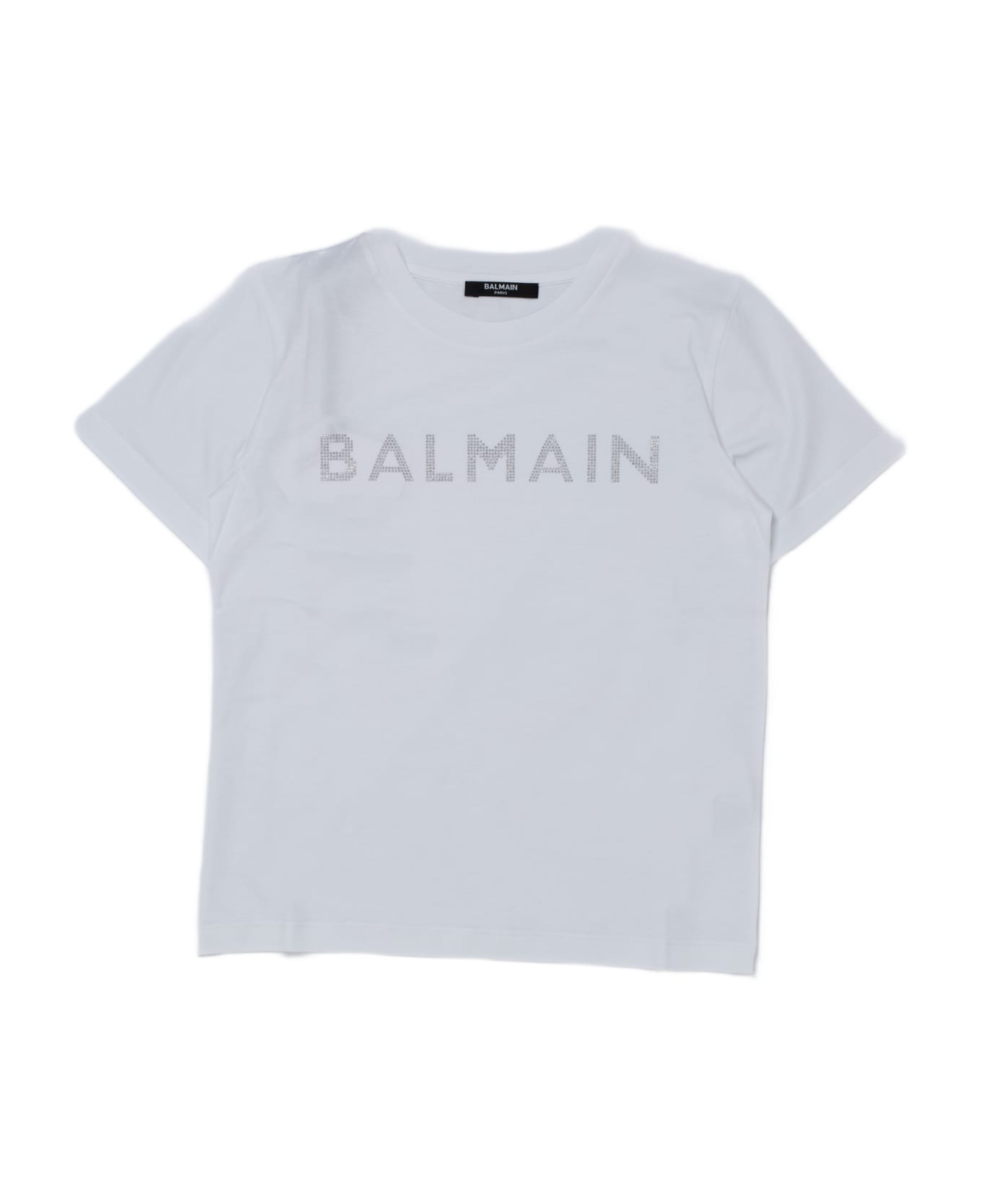 Balmain T-shirt T-shirt - BIANCO-ARGENTO